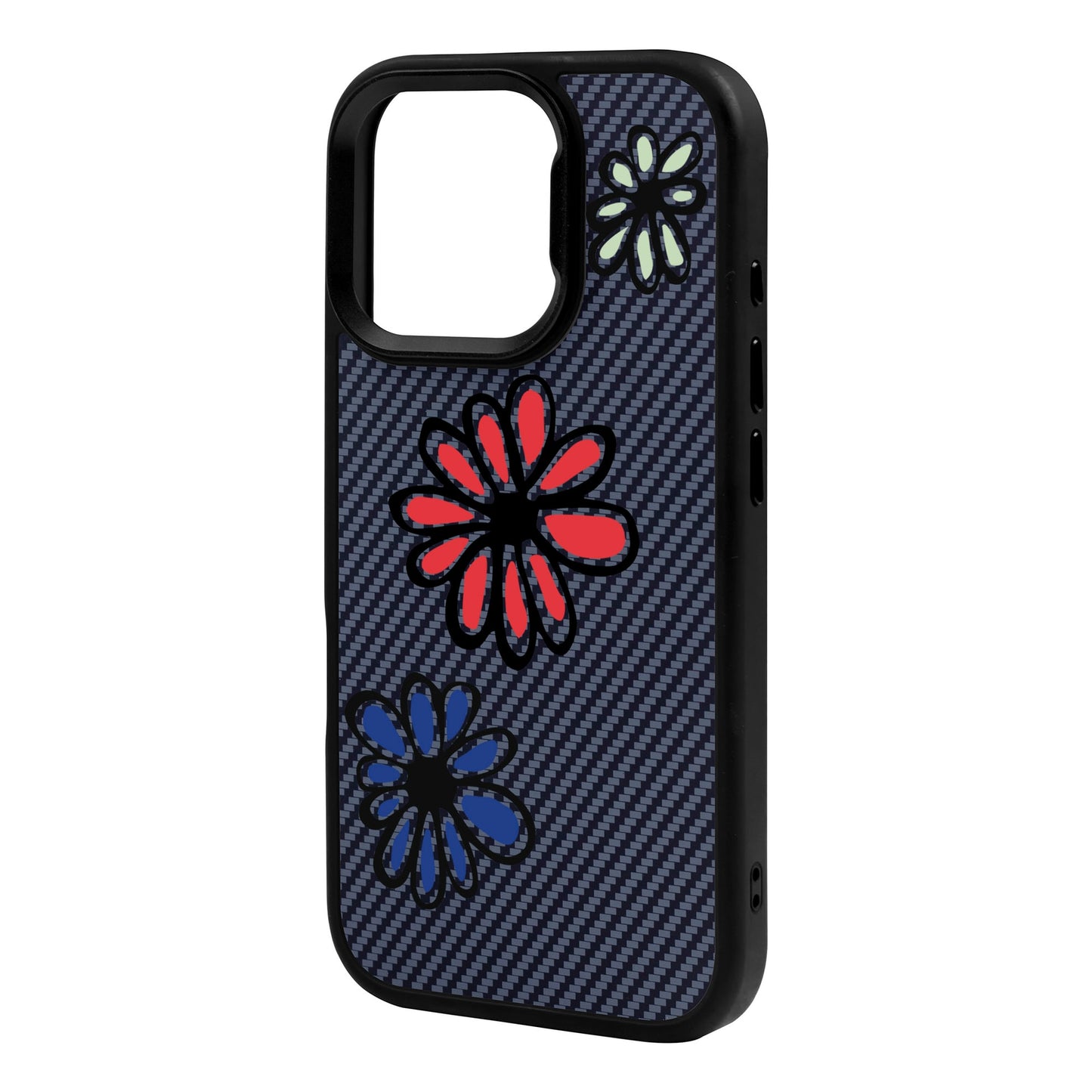 FLORIST-iPhone 16 Pro Max Plaid Kılıf MagSafe Özellikli