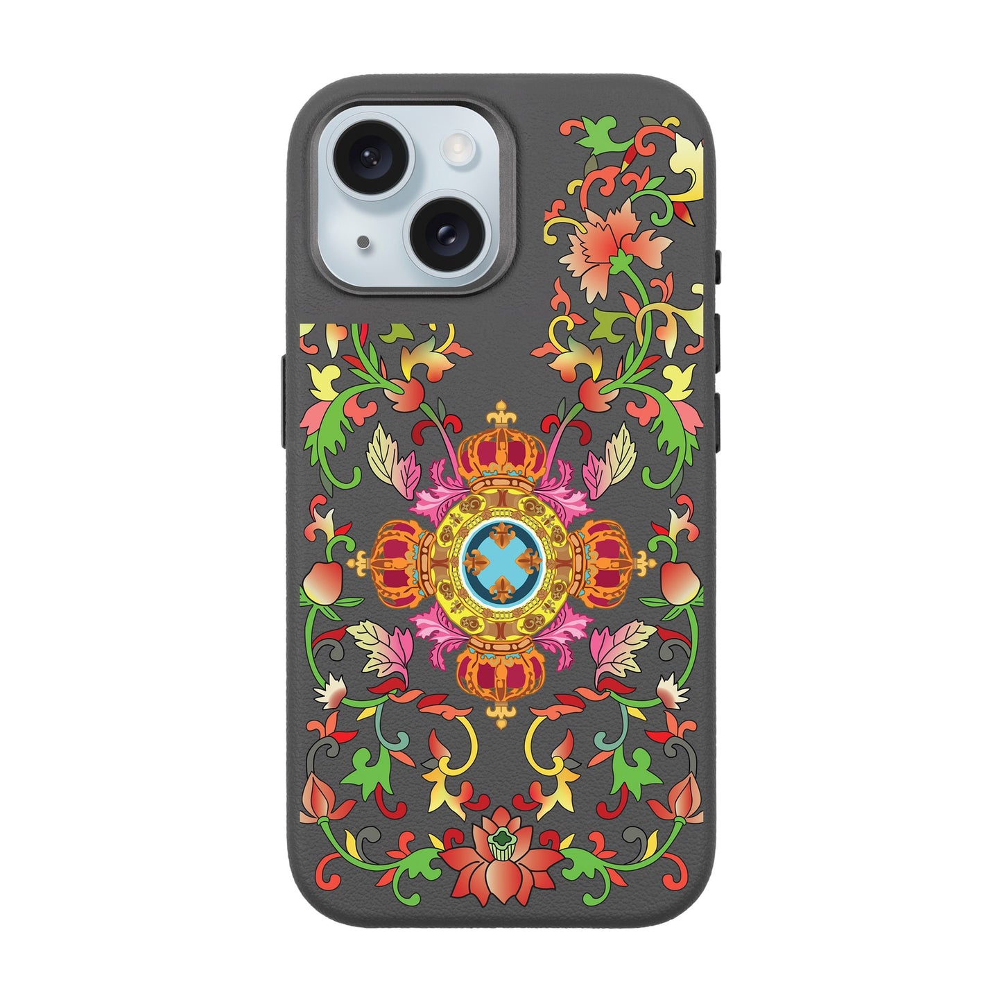 SPIRAL-iPhone 15 Leather Premium Kılıf MagSafe Özellikli
