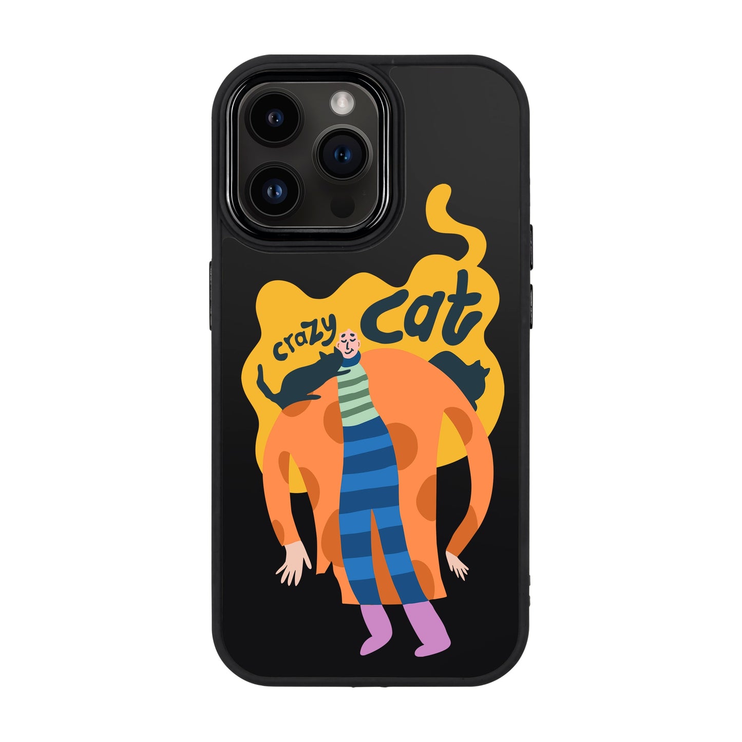 CRAZY CAT-iPhone 14 Pro Max Proof Kılıf