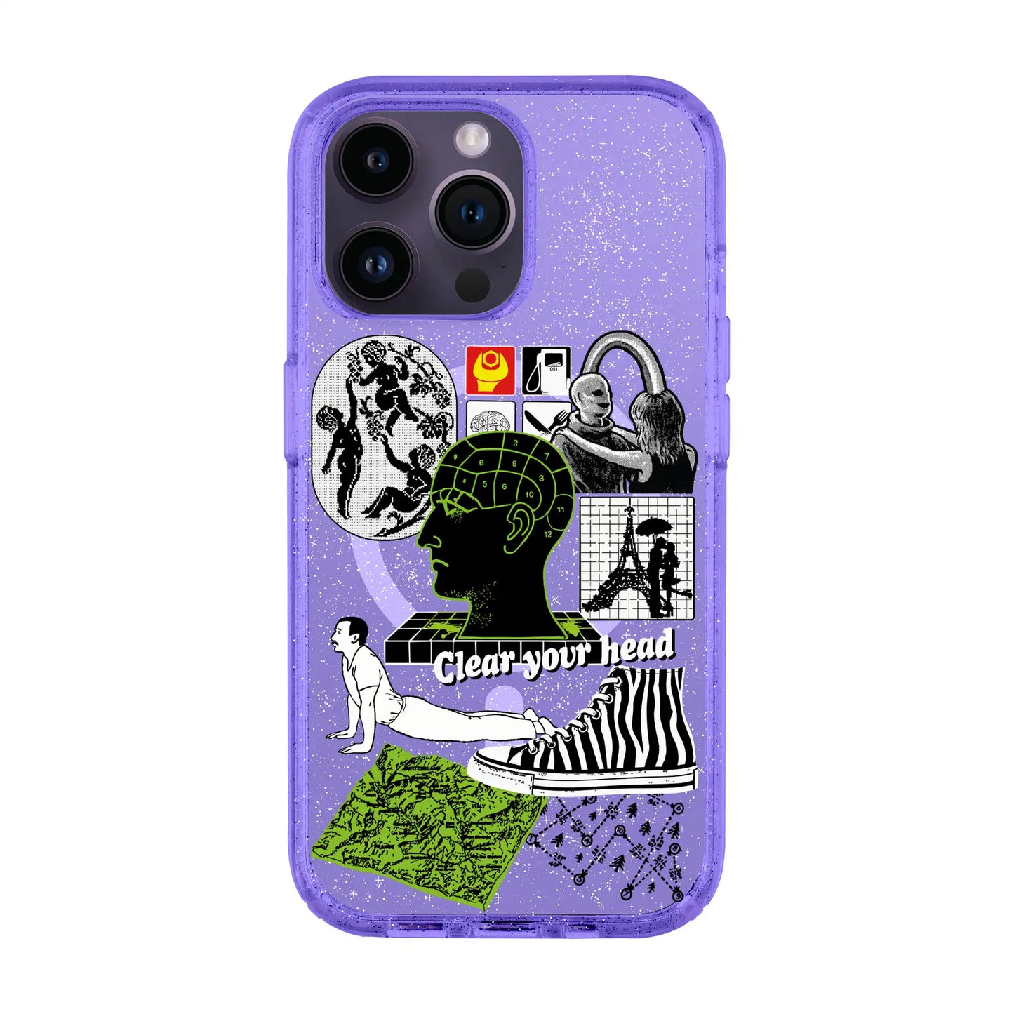 CLEAR YOUR HEAD-iPhone 14 Pro Max Shiny Kılıf MagSafe Özellikli