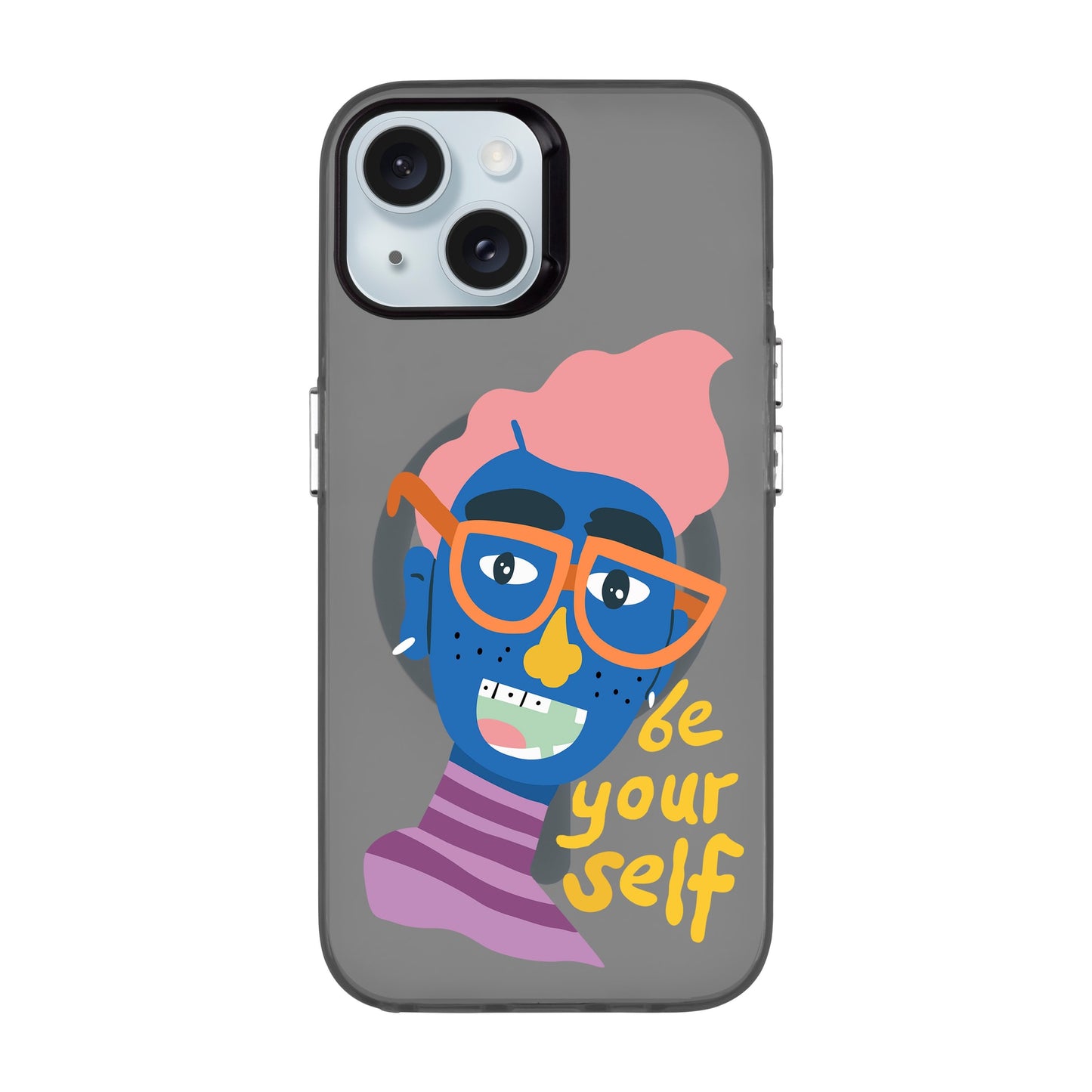 BE YOUR SELF-iPhone 15 Hold Kılıf MagSafe Özellikli