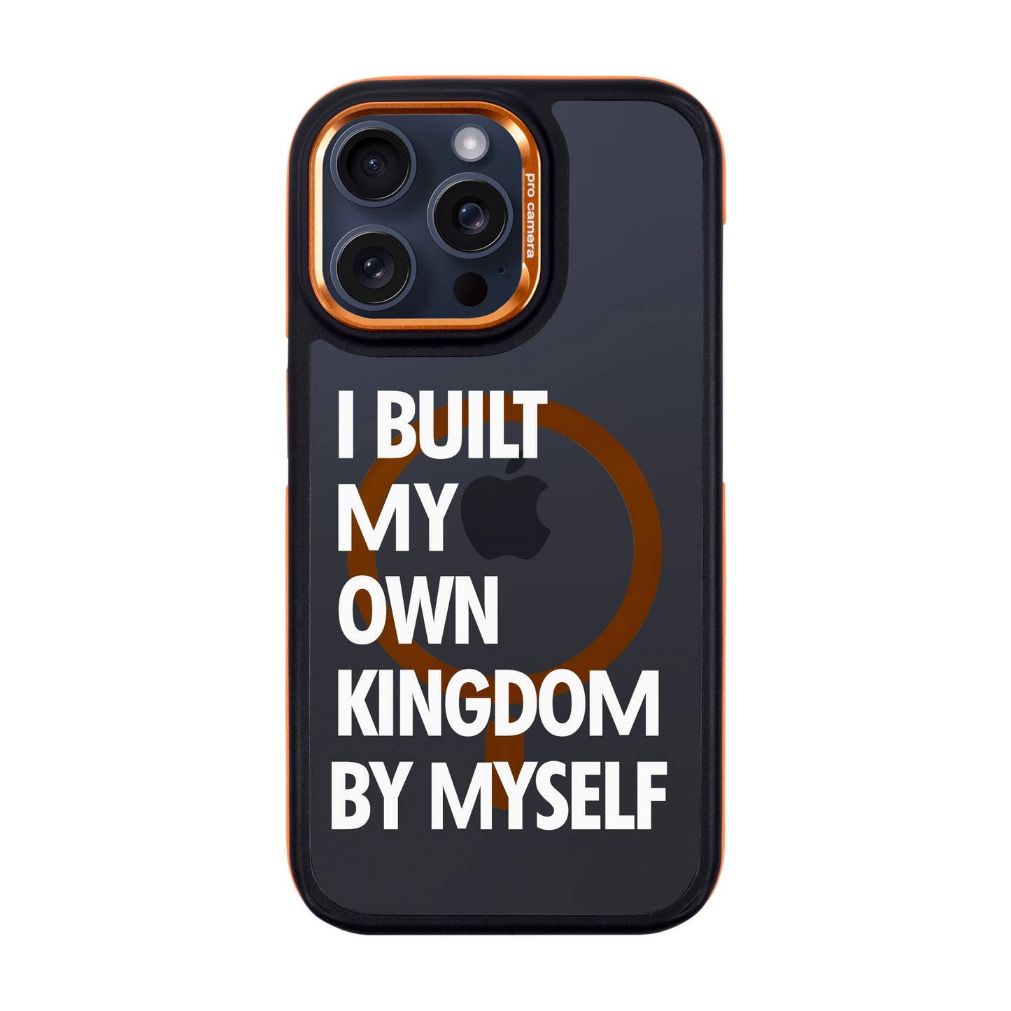KINGDOM-iPhone 15 Pro Max Dark Kılıf MagSafe Özellikli