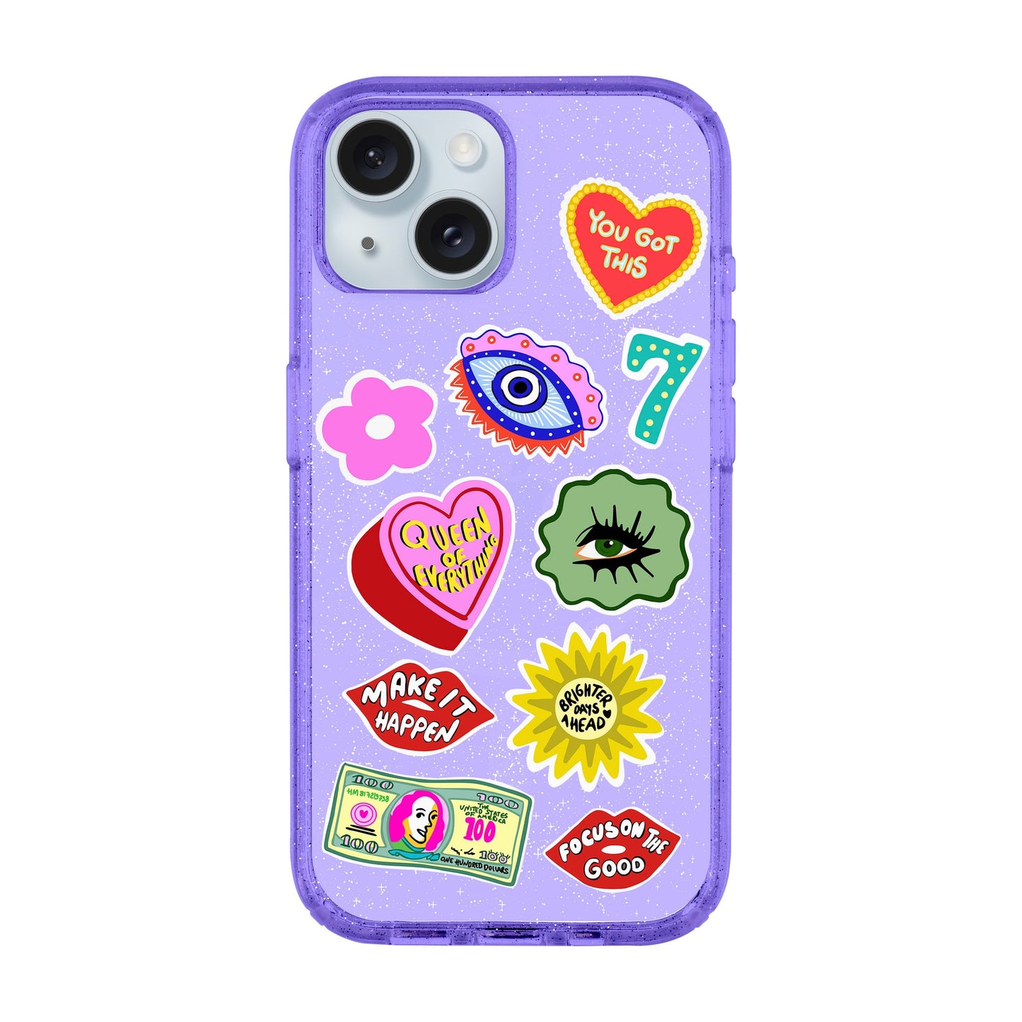 HM STICKERS-iPhone 14 Plus Shiny Kılıf MagSafe Özellikli