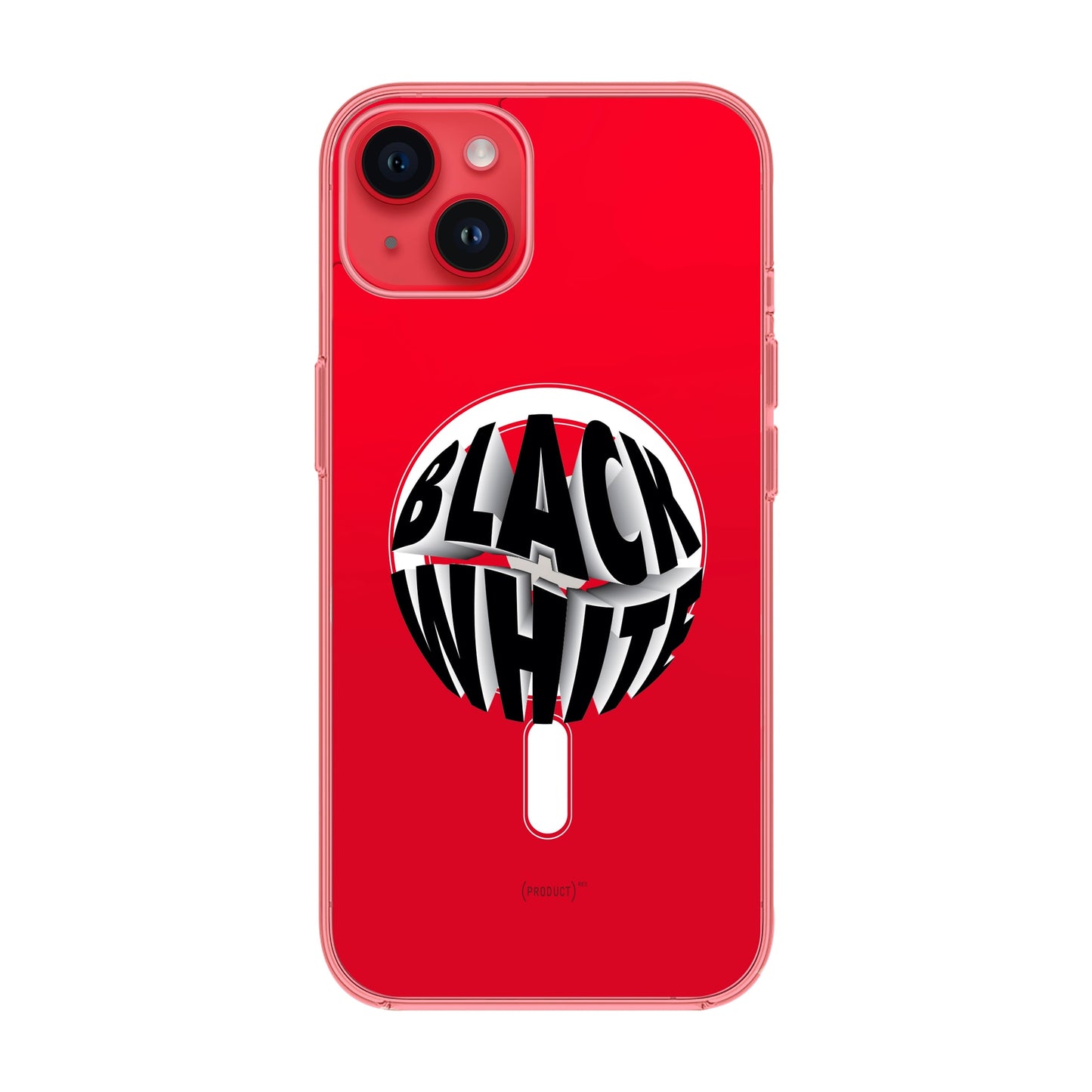 BLACK WHITE-iPhone 11 Pro Solid Kılıf MagSafe Özellikli