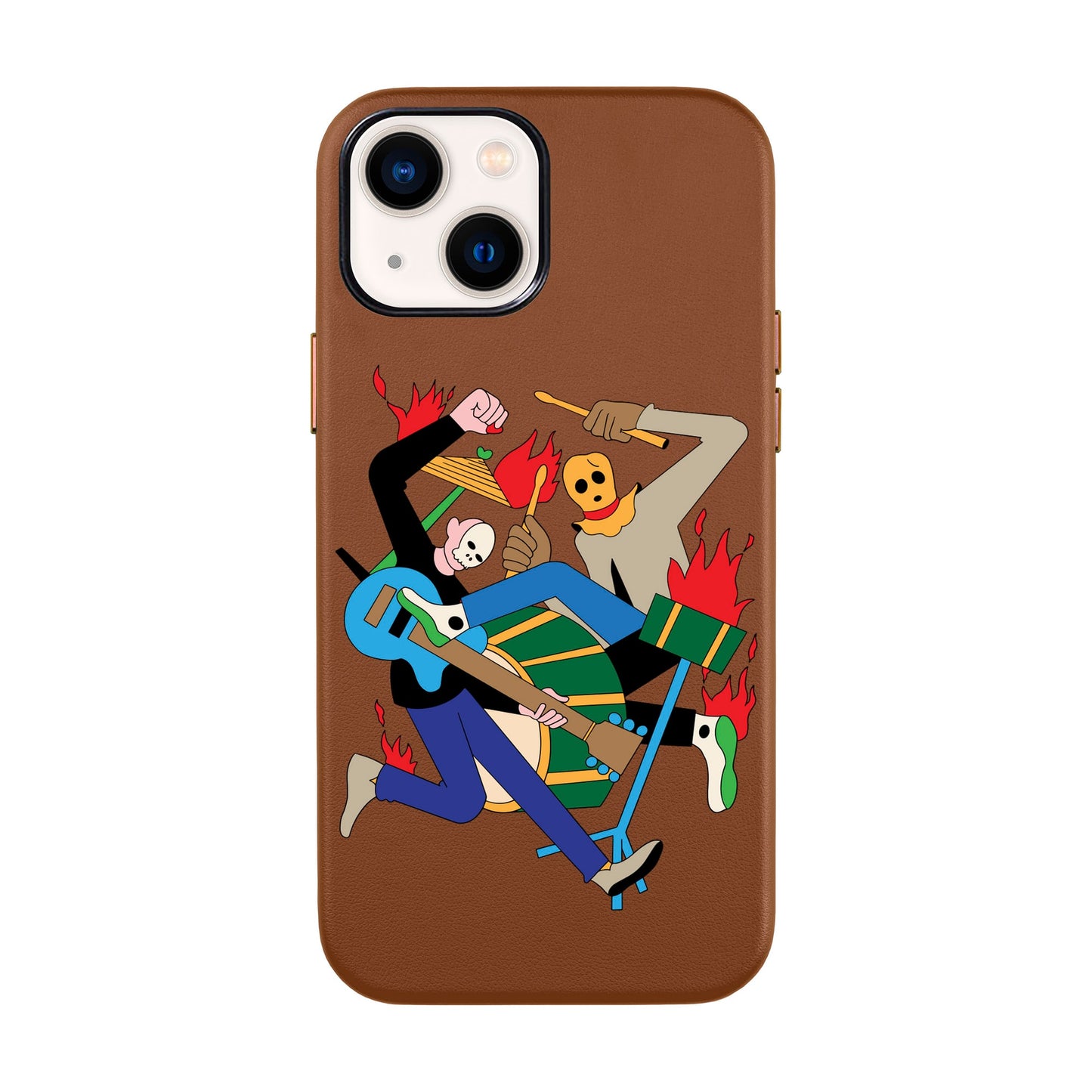 MONSTER MASH-iPhone 14 Leather Kılıf
