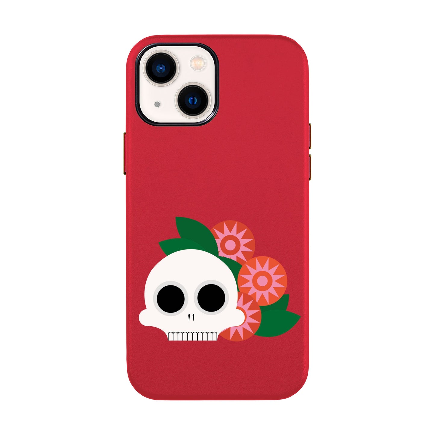 MEMENTO BLOOM-iPhone 13 Mini Leather Kılıf