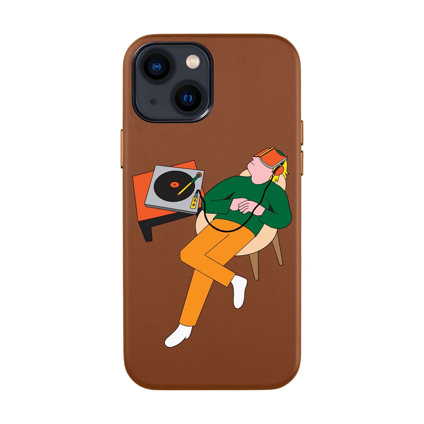 LAZY SUNDAY AFTERNOON-iPhone 14 Leather Kılıf