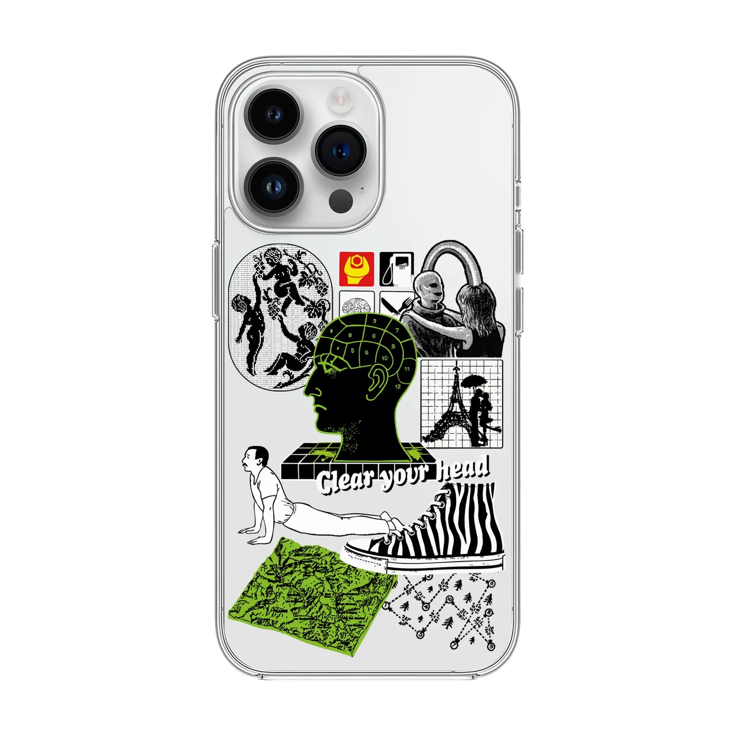 CLEAR YOUR HEAD-iPhone 14 Pro Max Solid Kılıf