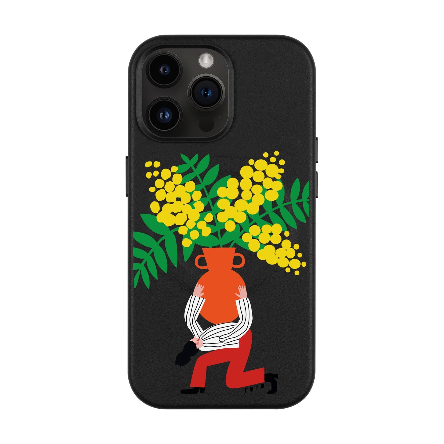 VASE-iPhone 14 Pro Max Leather Kılıf MagSafe Özellikli