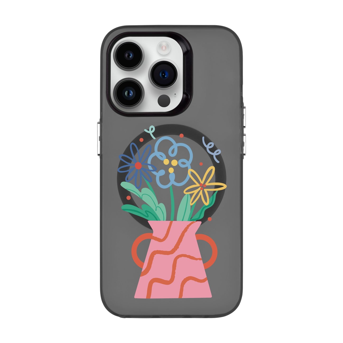 PINK VASE-iPhone 14 Pro Hold Kılıf MagSafe Özellikli