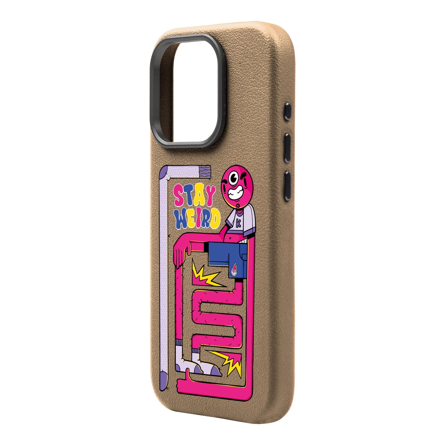OG TOOTHY-iPhone 16 Pro Leather Premium Kılıf MagSafe Özellikli