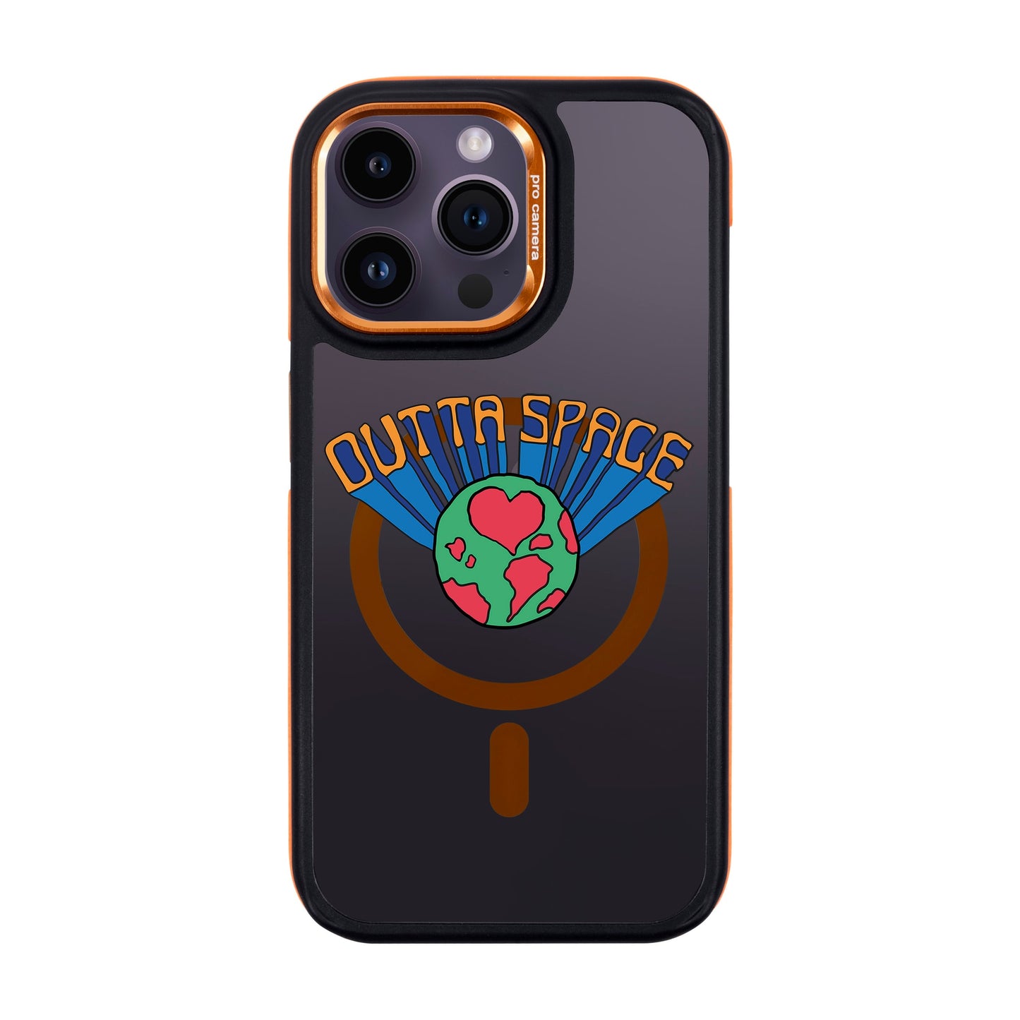 OUTTA SPACE-iPhone 14 Pro Max Dark Kılıf MagSafe Özellikli