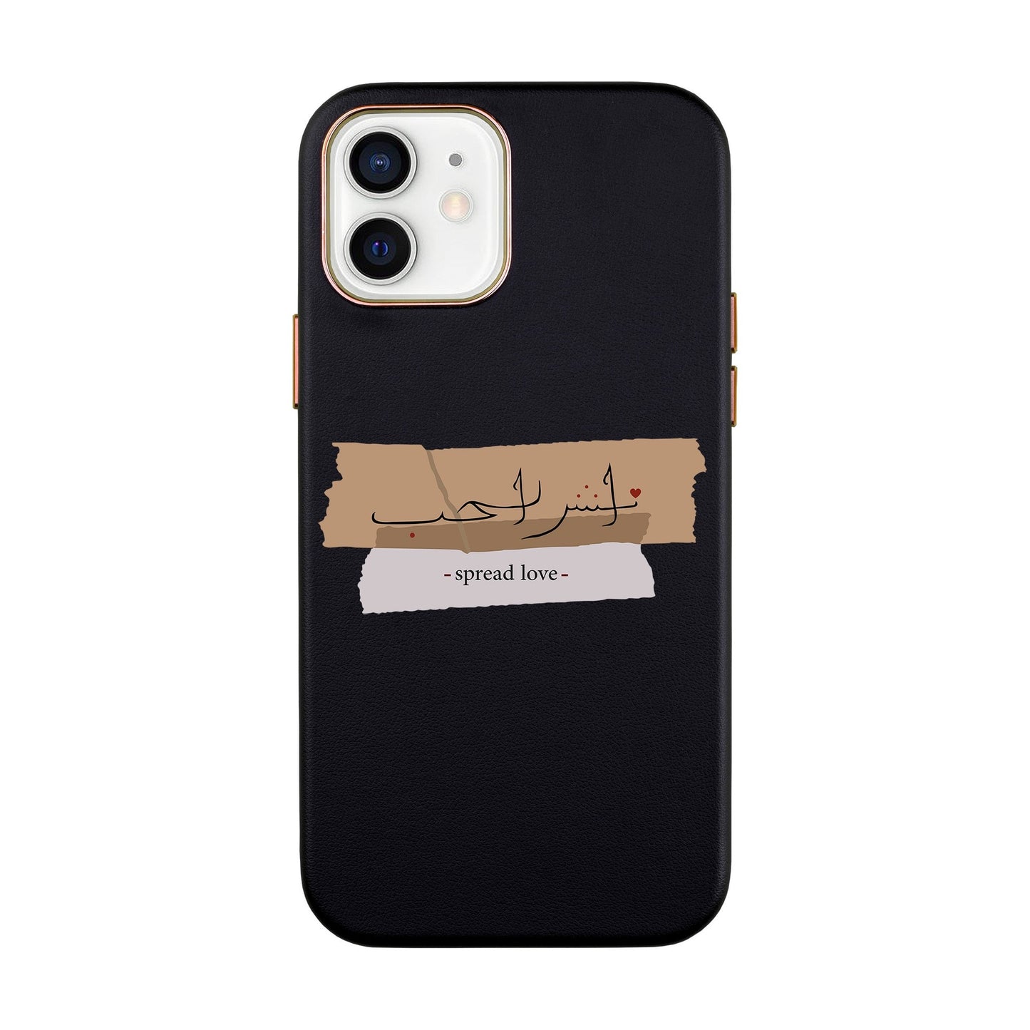 SPREAD LOVE-iPhone 12 Mini Leather Kılıf