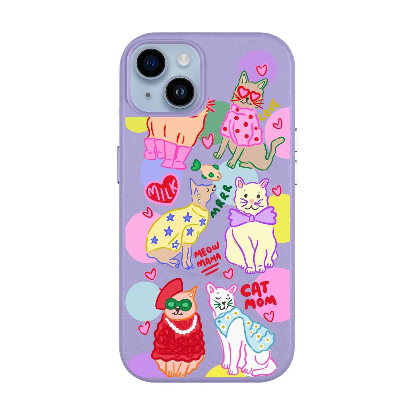 CAT MOM-iPhone 14 Plus Leather Kılıf MagSafe Özellikli