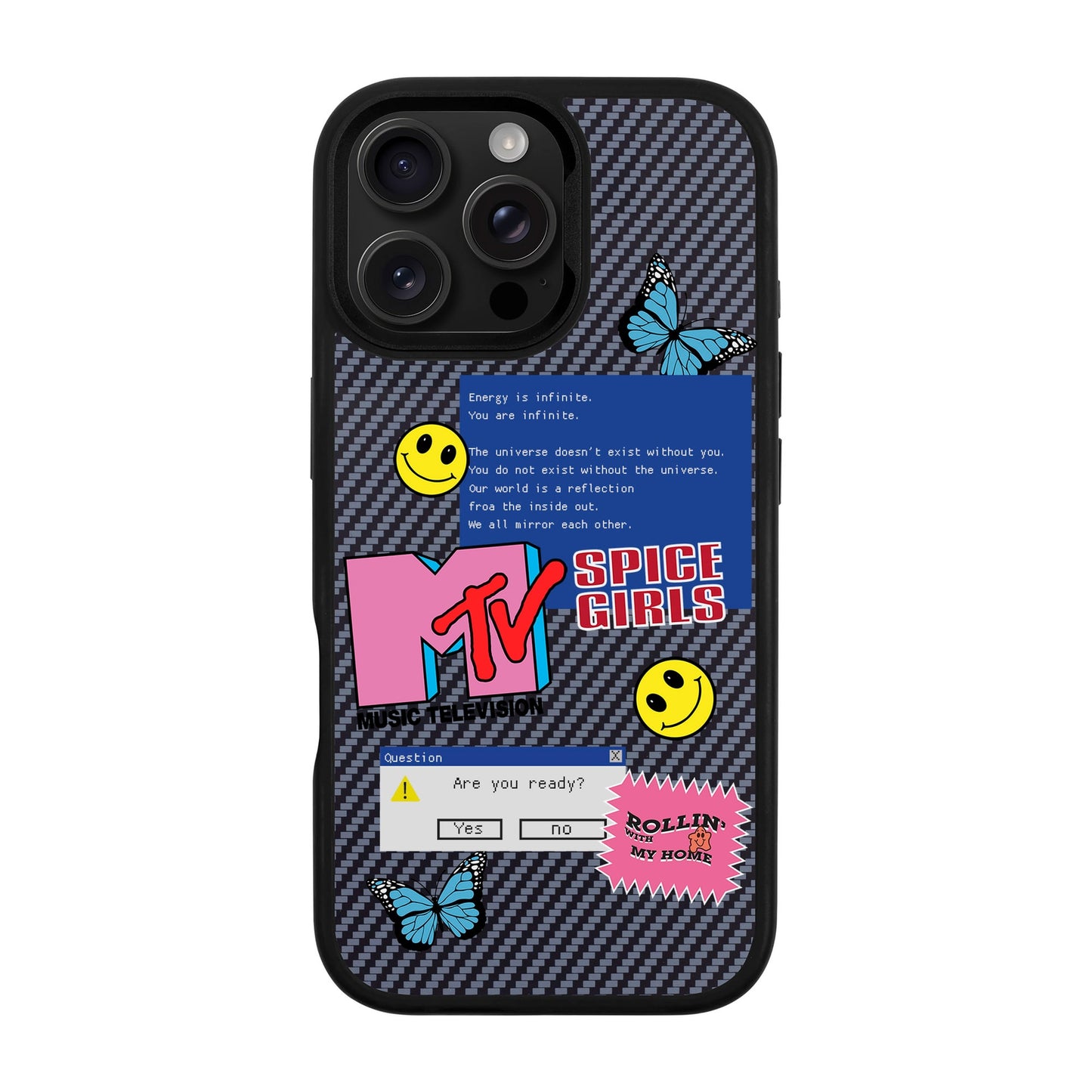 ARE YOU READY-iPhone 16 Pro Max Plaid Kılıf MagSafe Özellikli