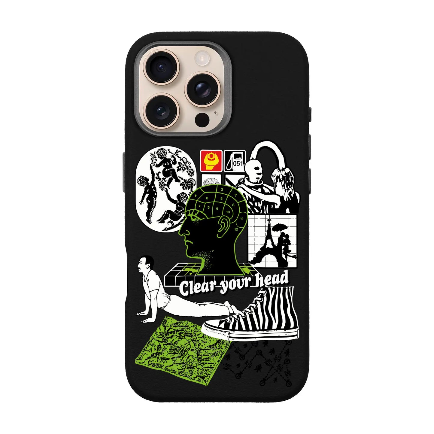 CLEAR YOUR HEAD-iPhone 16 Pro Max Leather Premium Kılıf MagSafe Özellikli