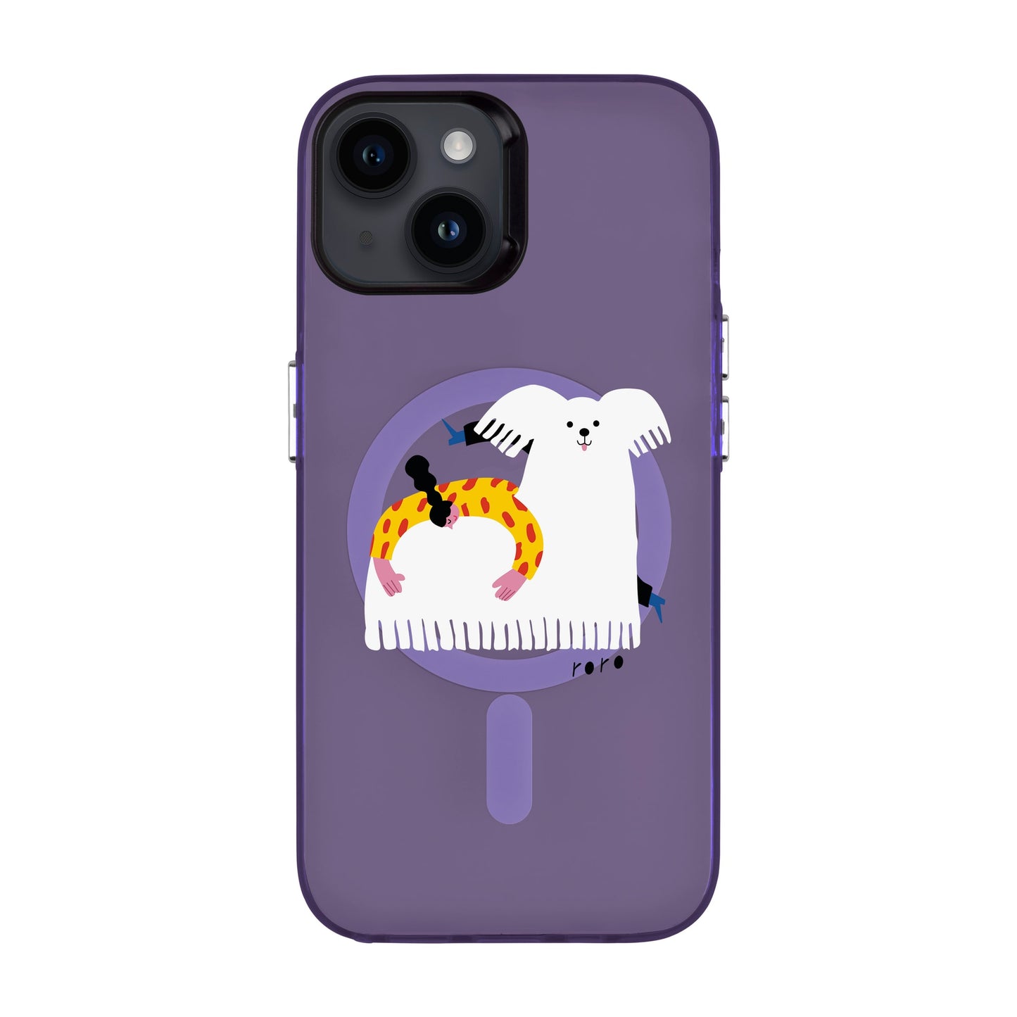 FANCY DOG-iPhone 14 Hold Kılıf MagSafe Özellikli
