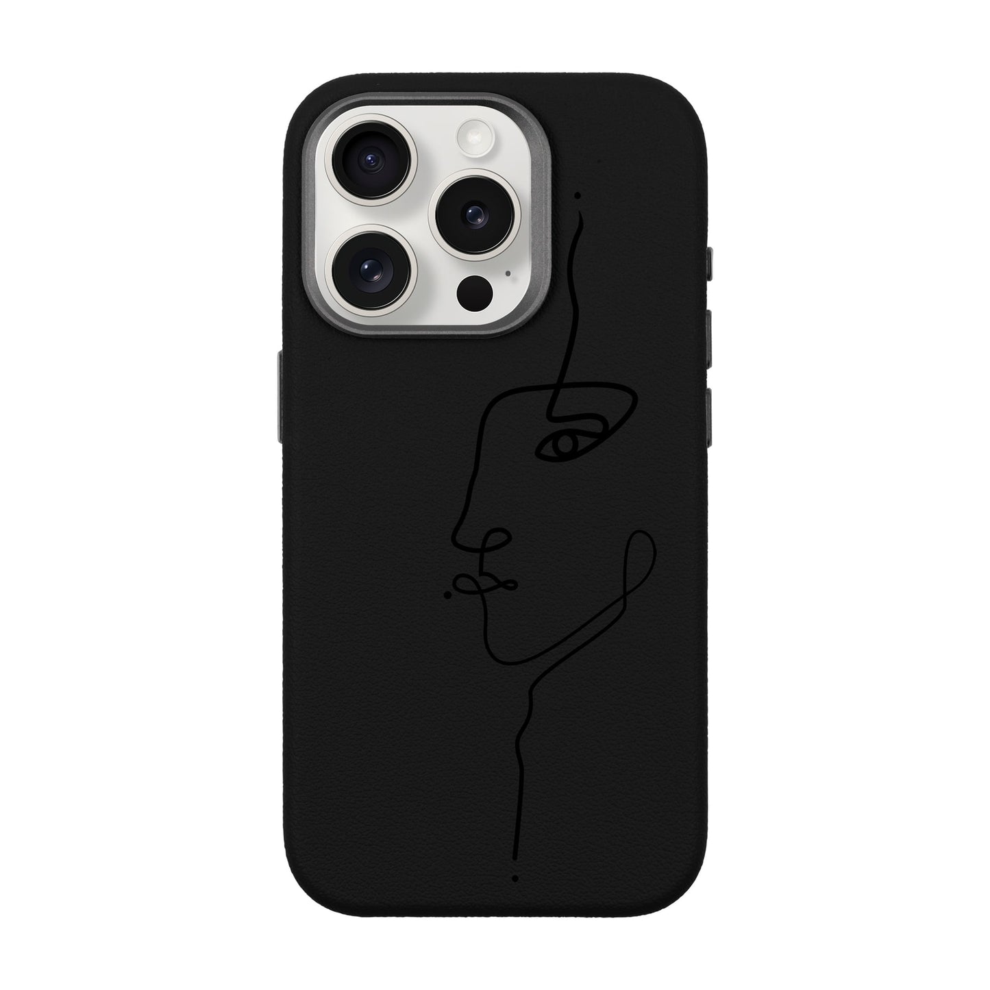 FACE-iPhone 15 Pro Leather Premium Kılıf MagSafe Özellikli