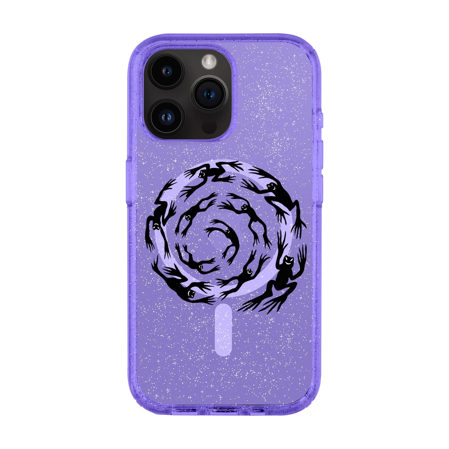 SWIRLING FROGS-iPhone 14 Pro Max Shiny Kılıf MagSafe Özellikli