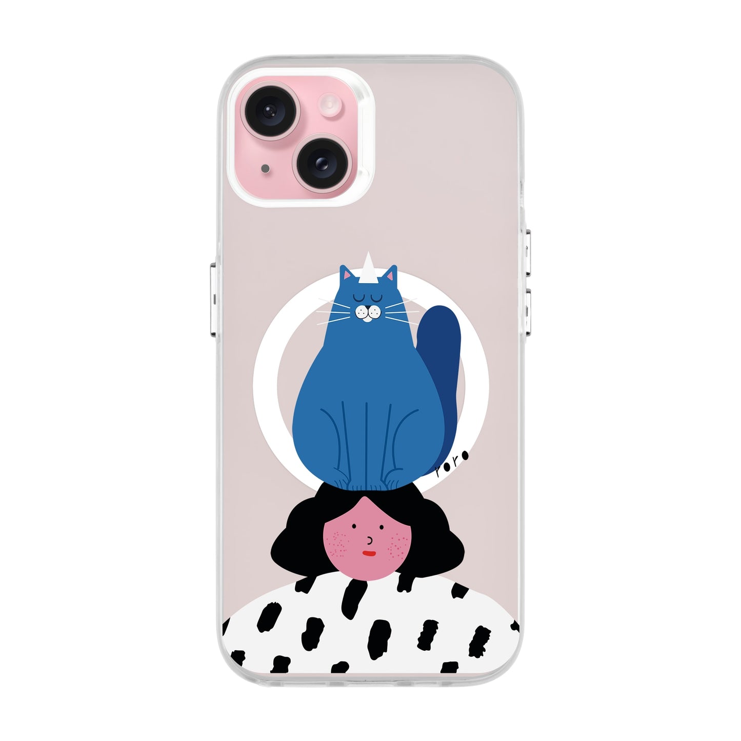 NAUGHTY CAT-iPhone 15 Plus Hold Kılıf MagSafe Özellikli