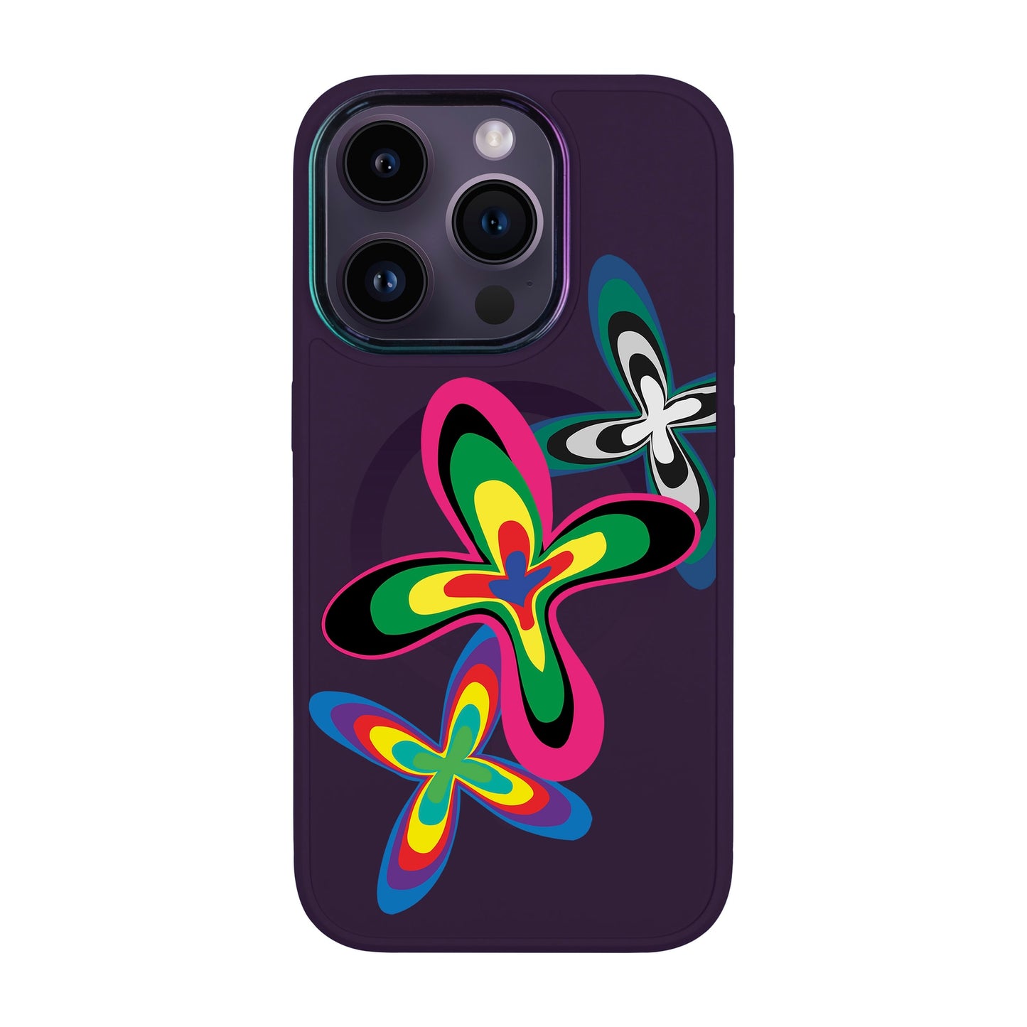 COLOR FLOWER-iPhone 12 Pro Vigor Kılıf MagSafe Özellikli
