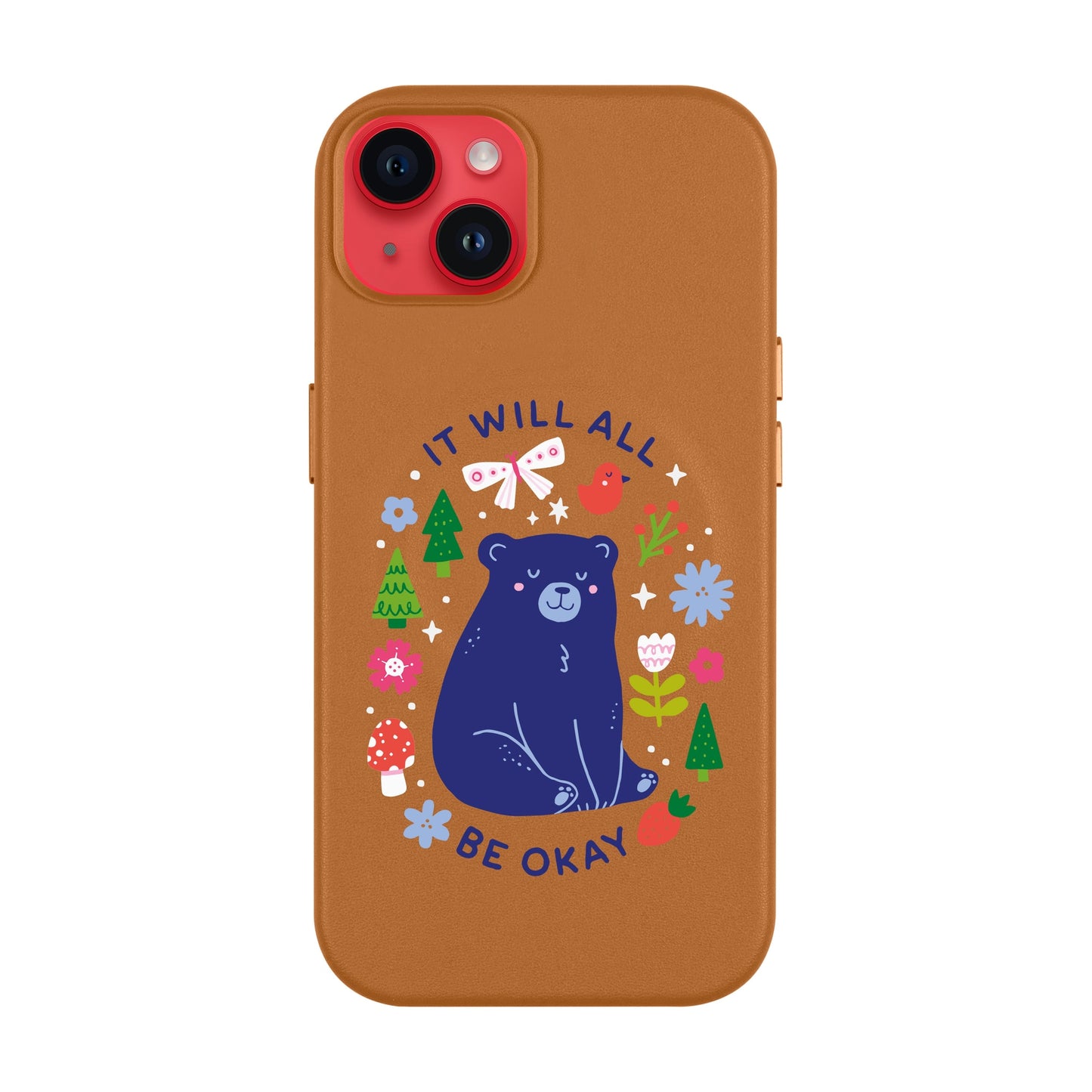 BE OKEY-iPhone 14 Plus Leather Kılıf MagSafe Özellikli
