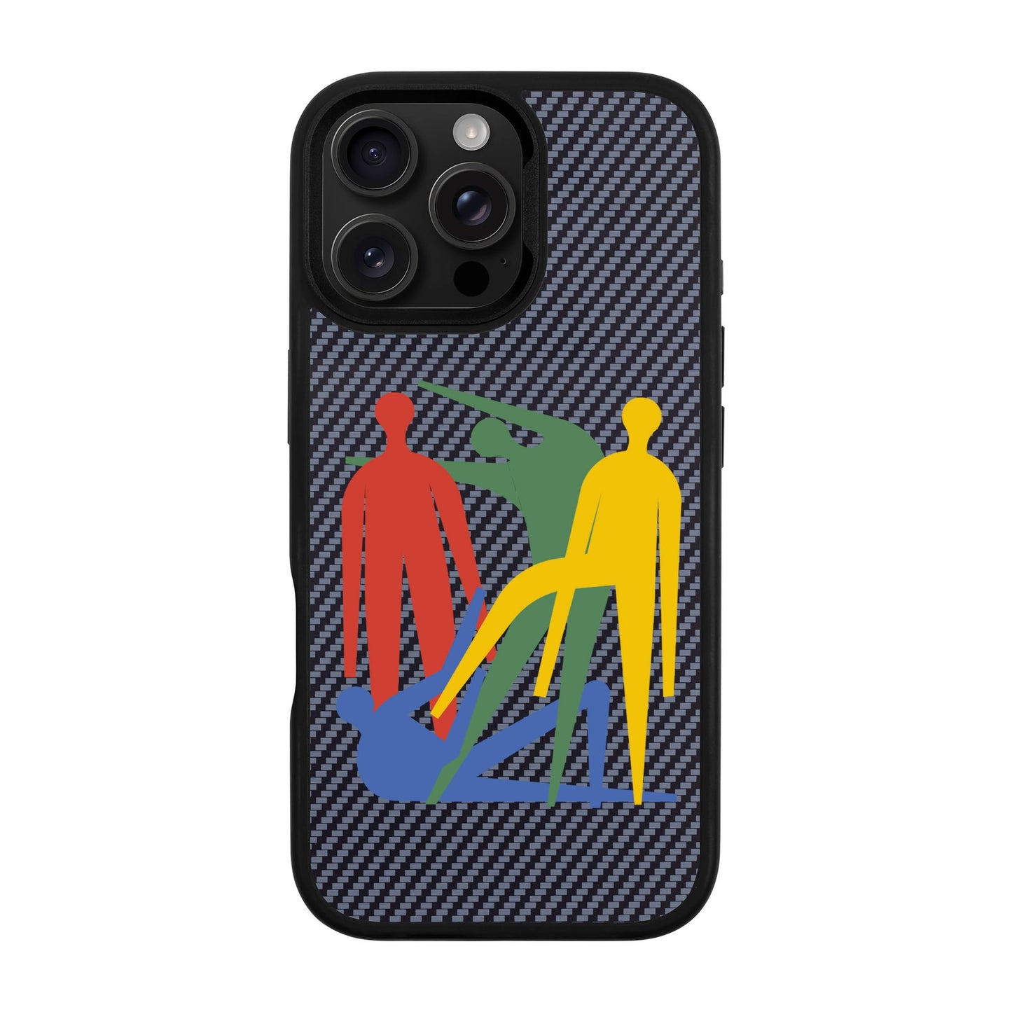 MANBOS-iPhone 16 Pro Max Plaid Kılıf MagSafe Özellikli