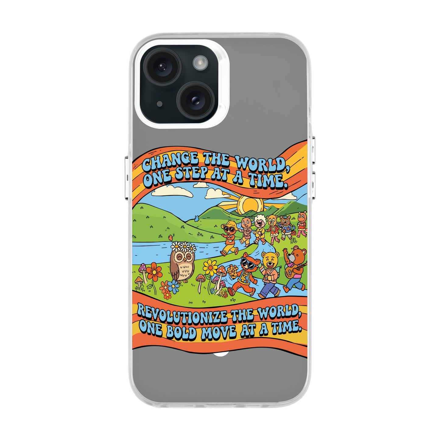 CHANGE THE WORLD-iPhone 15 Hold Kılıf MagSafe Özellikli