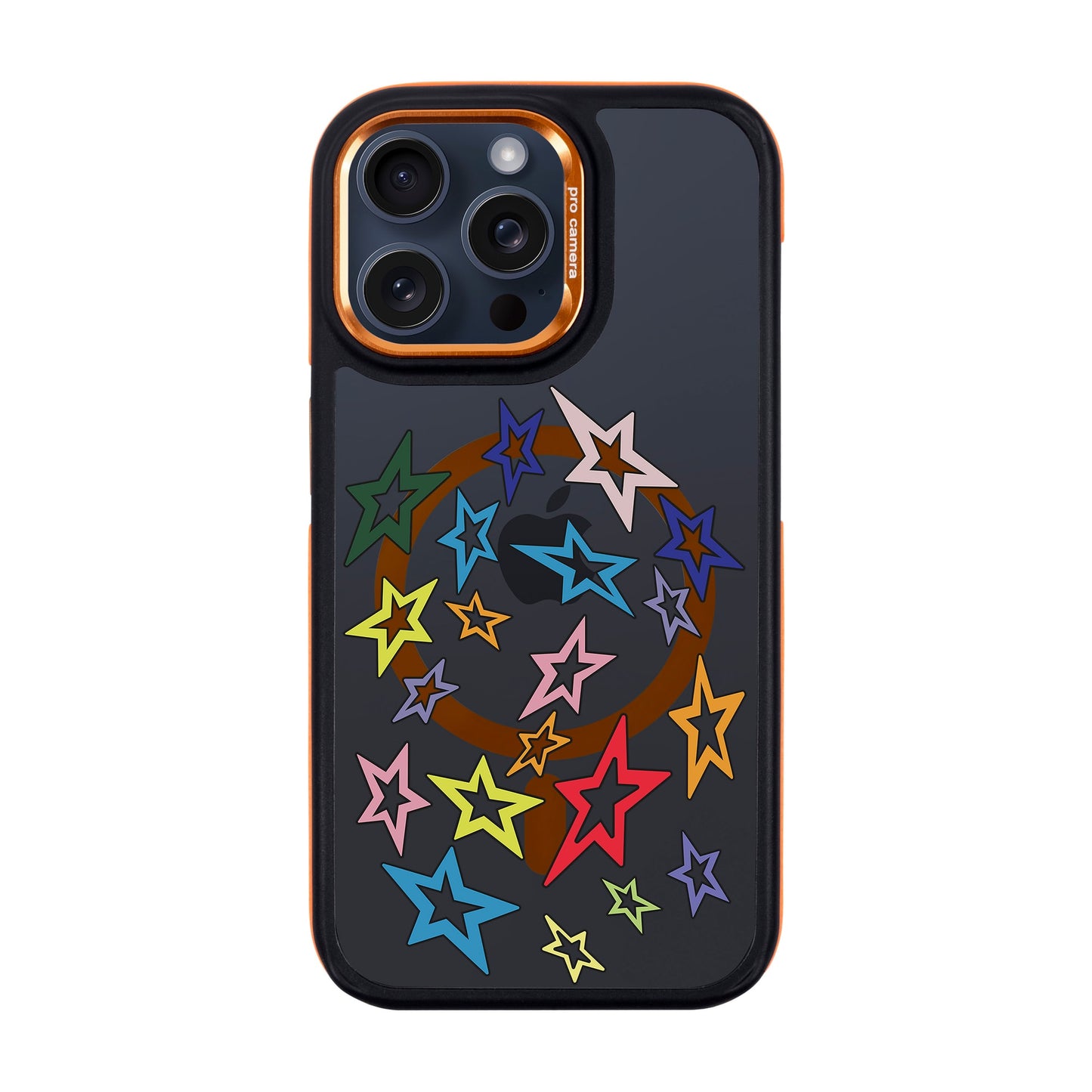 STAR-iPhone 15 Pro Max Dark Kılıf MagSafe Özellikli