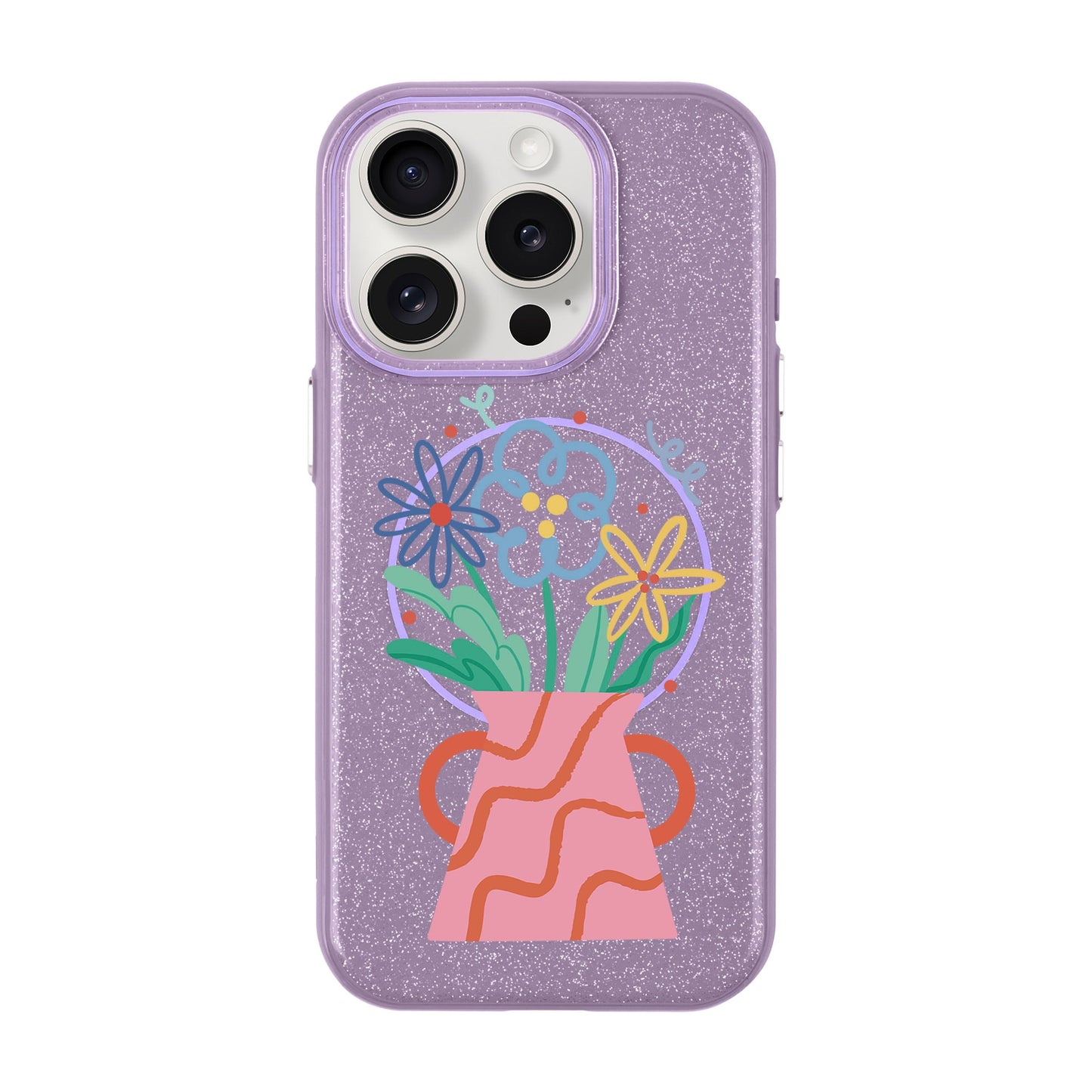 PINK VASE-iPhone 15 Pro Radiant Kılıf MagSafe Özellikli