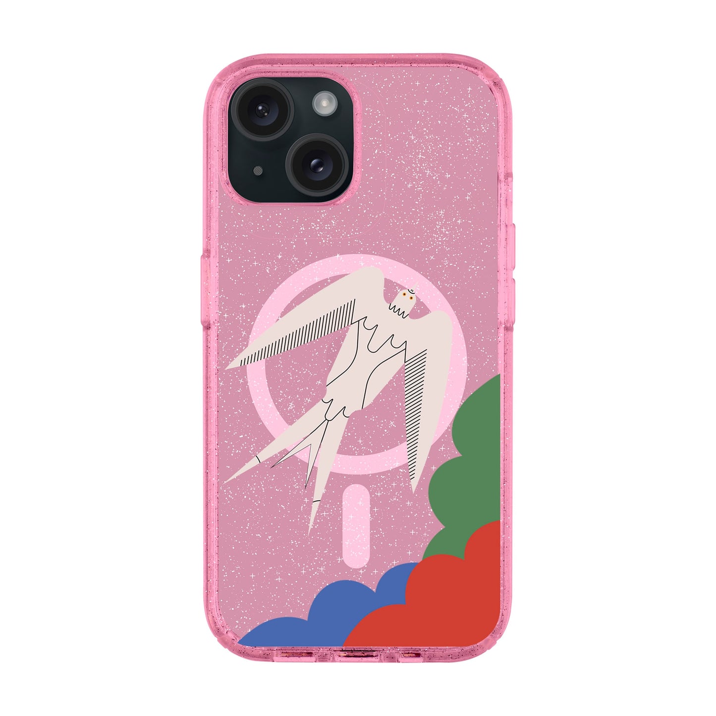 L’OISEAU LIBRE-iPhone 15 Shiny Kılıf MagSafe Özellikli