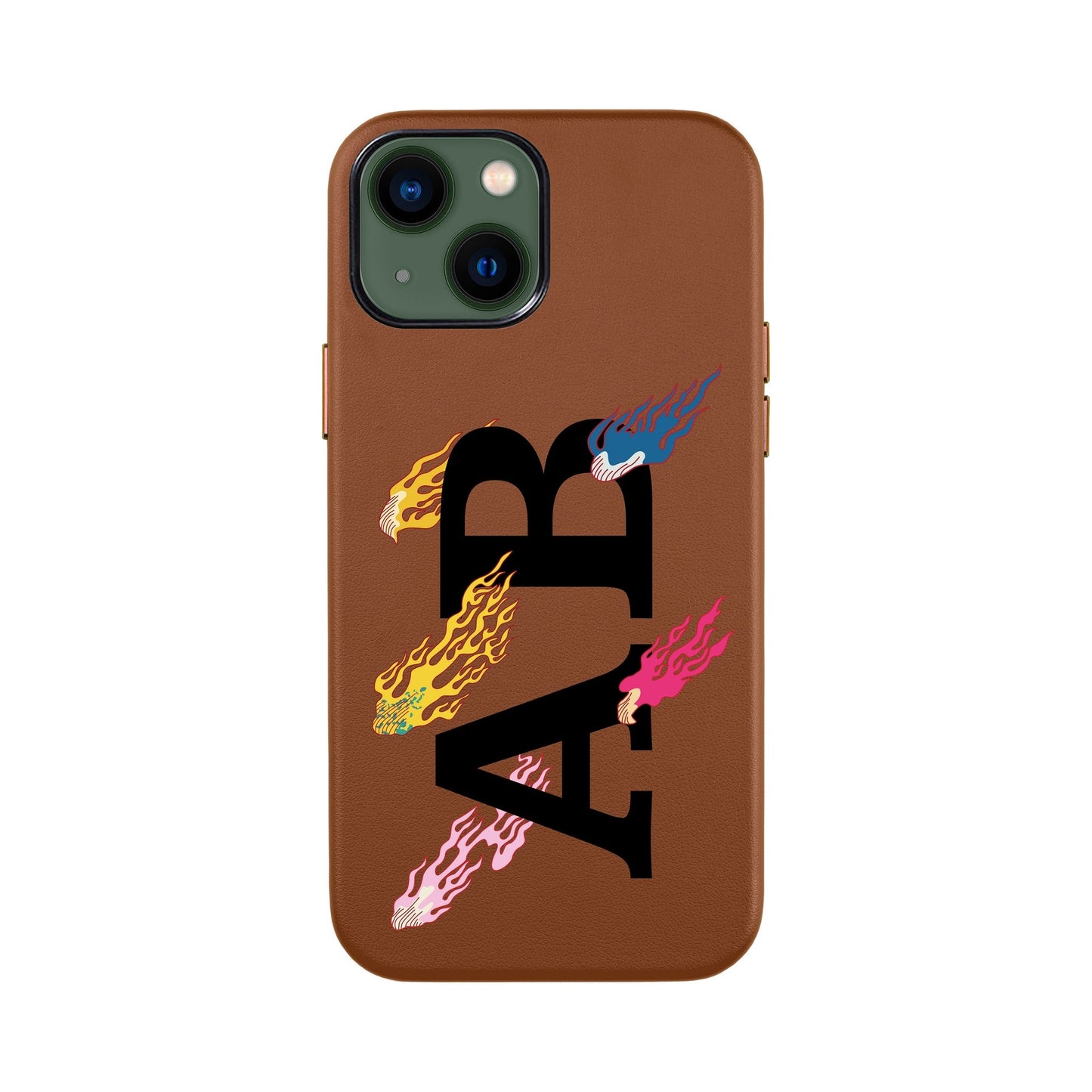 SHOOTİNG STAR KİŞİSELLEŞTİRİLMİŞ-iPhone 13 Mini Leather Kılıf