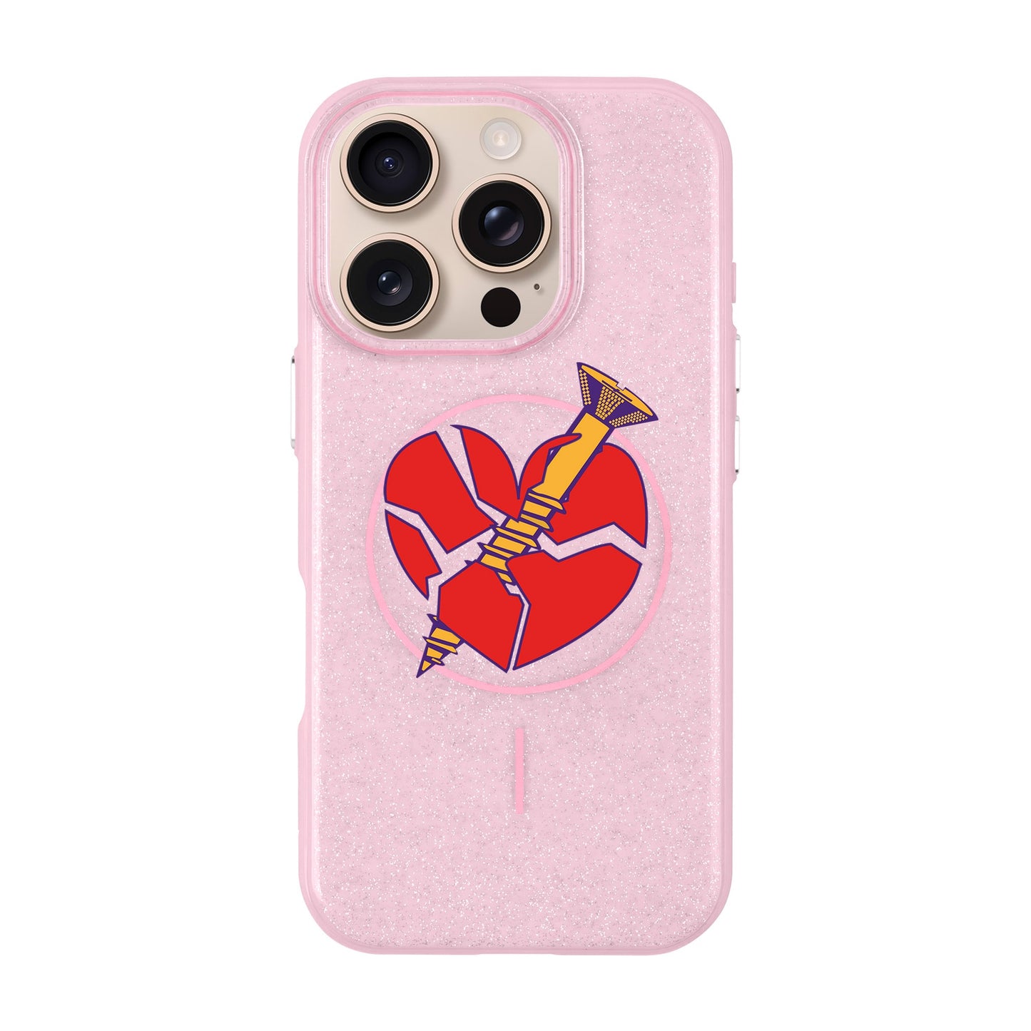 BROKEN HEART-iPhone 16 Pro Radiant Kılıf MagSafe Özellikli