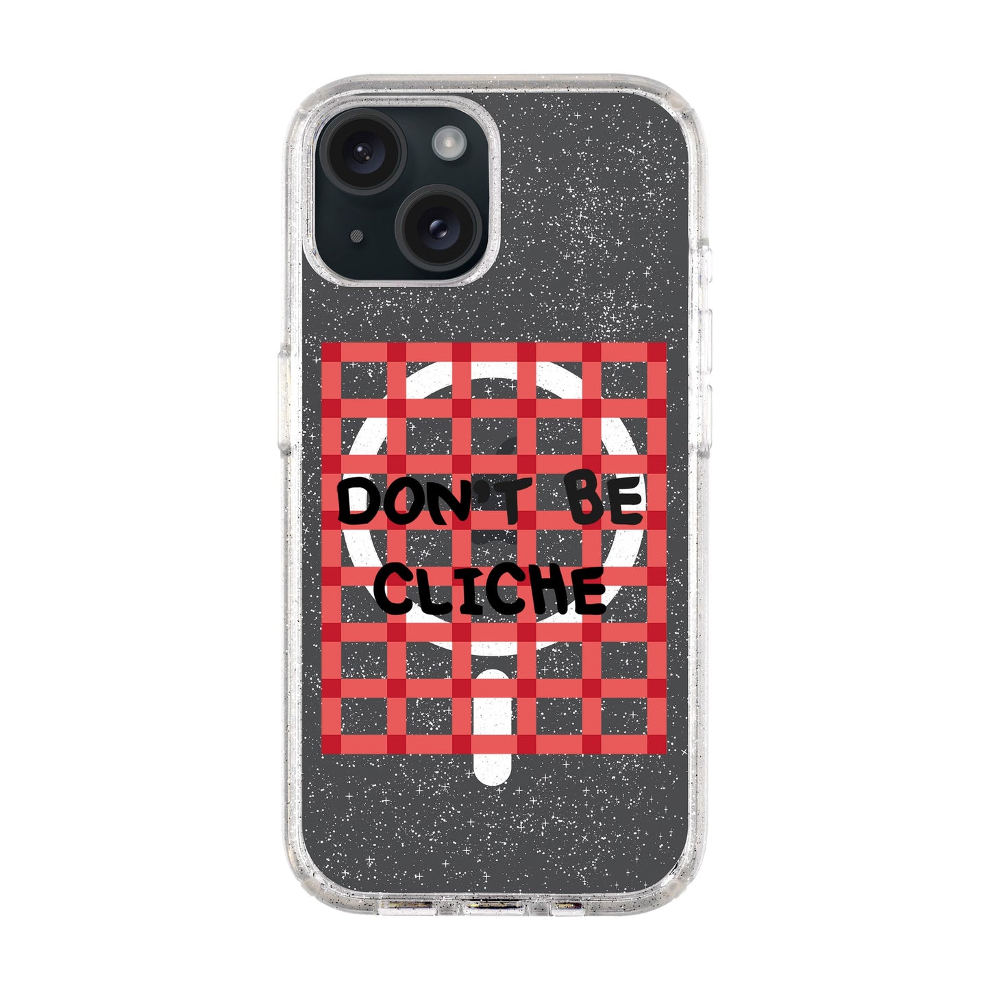 DON'T BE CLICHE-iPhone 15 Plus Shiny Kılıf MagSafe Özellikli