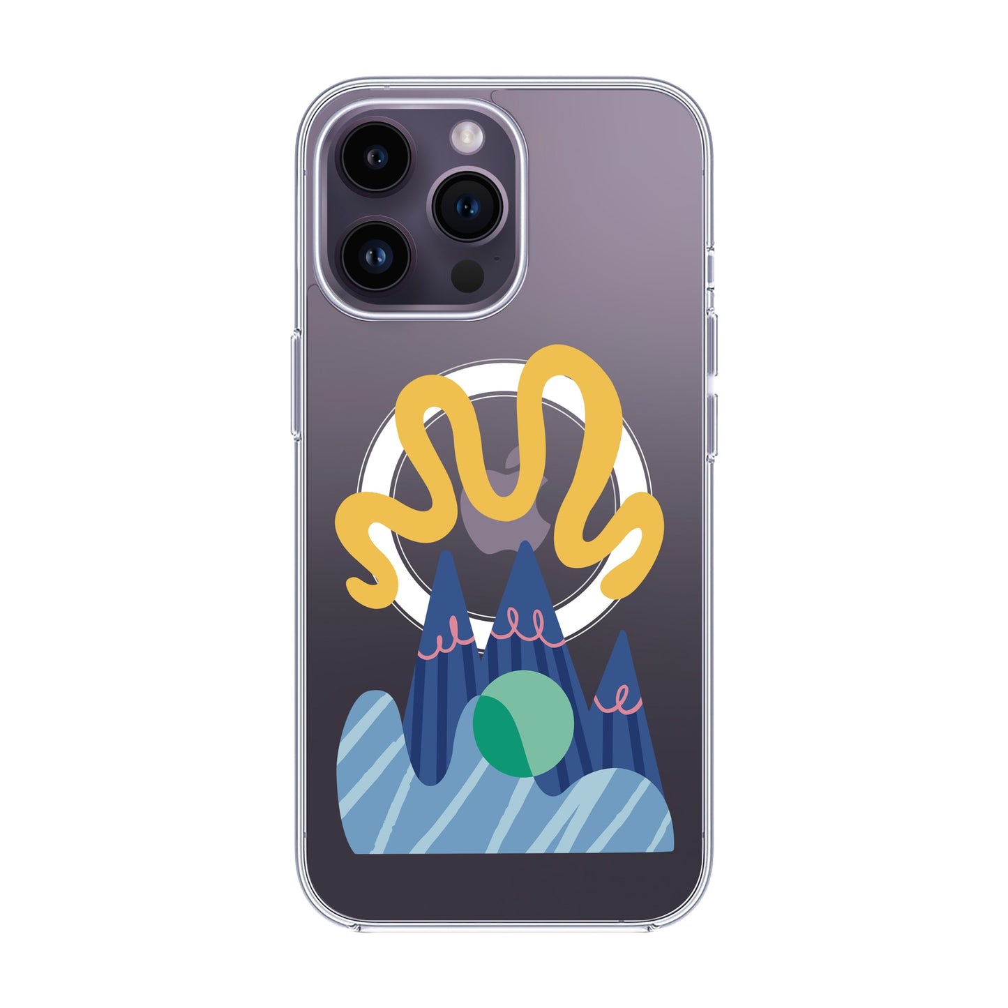 MOUNTAIN-iPhone 15 Pro Max Solid Kılıf MagSafe Özellikli