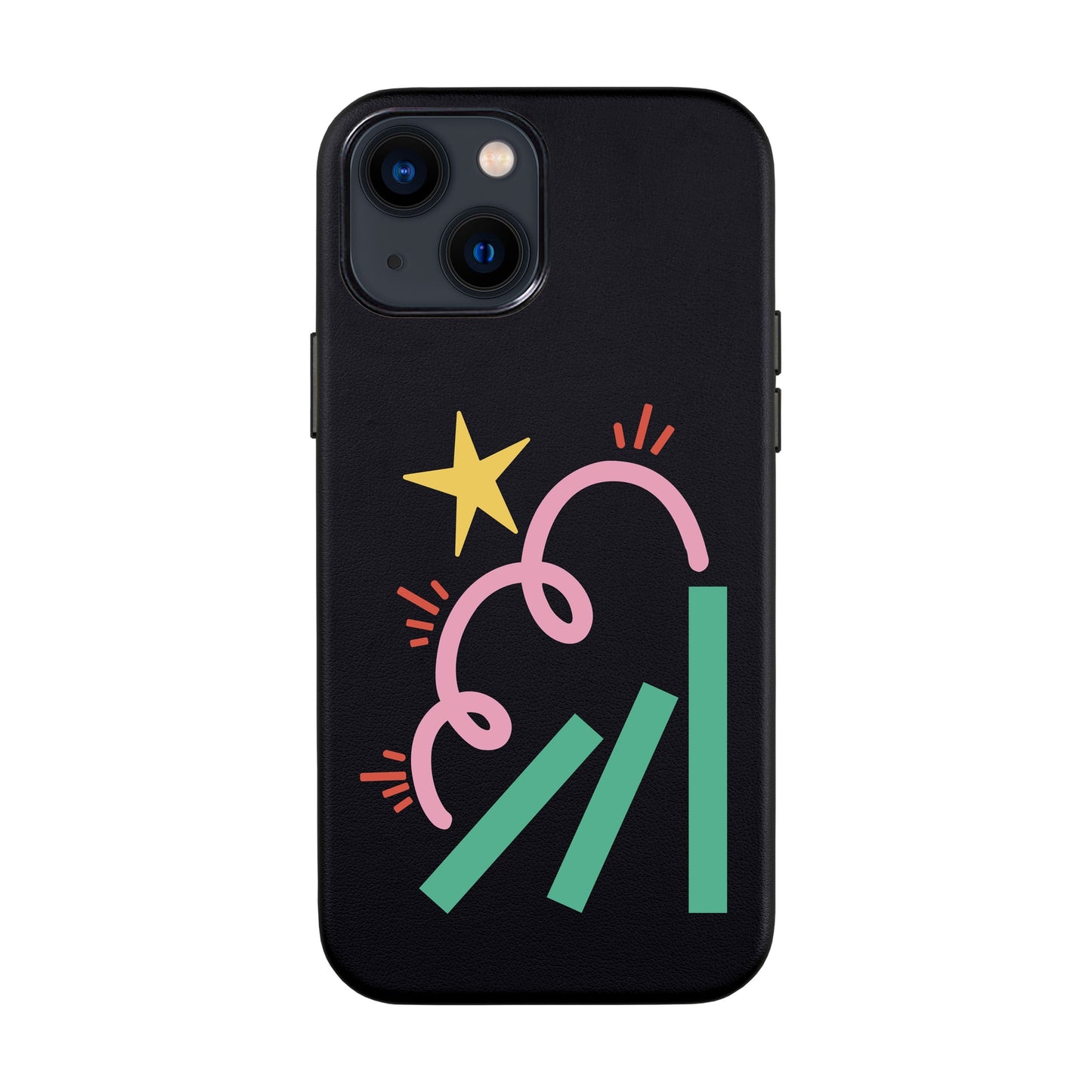 DOMINO-iPhone 14 Leather Kılıf