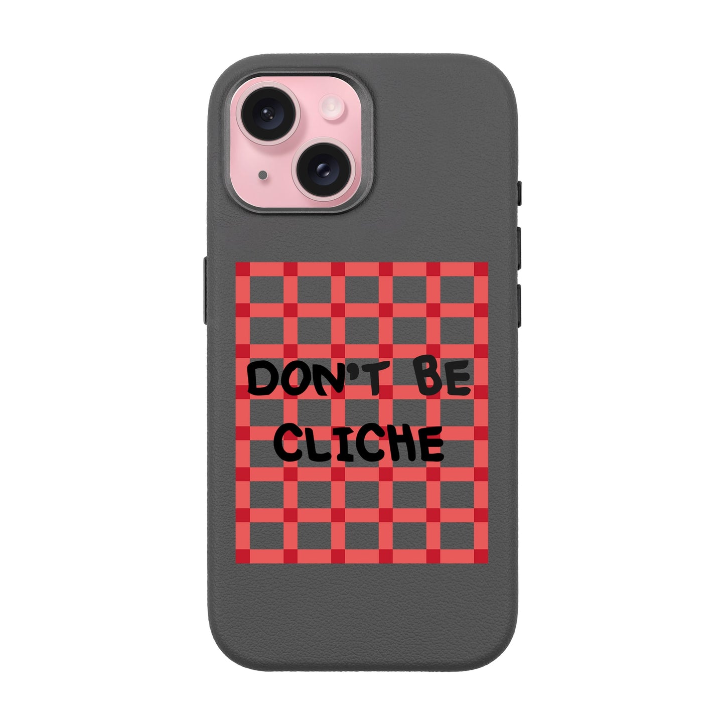 DON'T BE CLICHE-iPhone 15 Leather Premium Kılıf MagSafe Özellikli