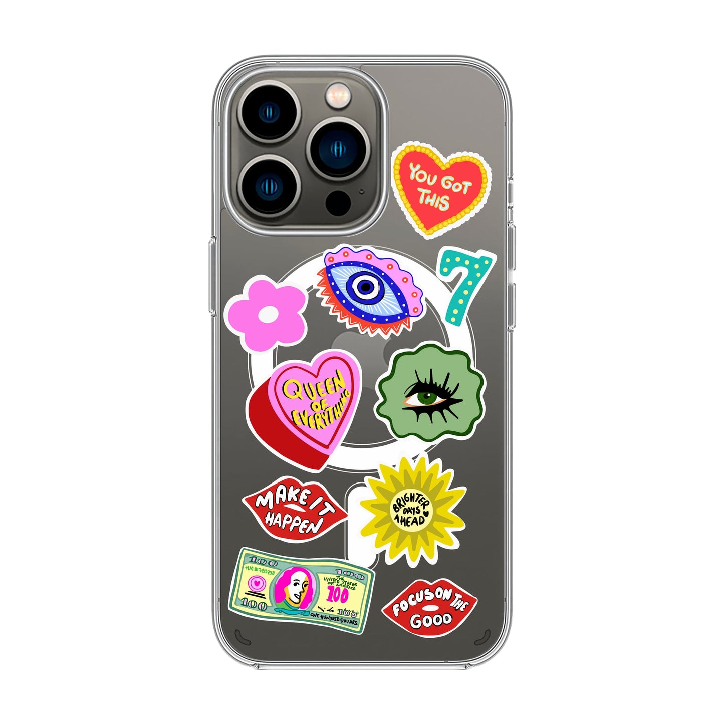 HM STICKERS-iPhone 13 Pro Solid Kılıf MagSafe Özellikli