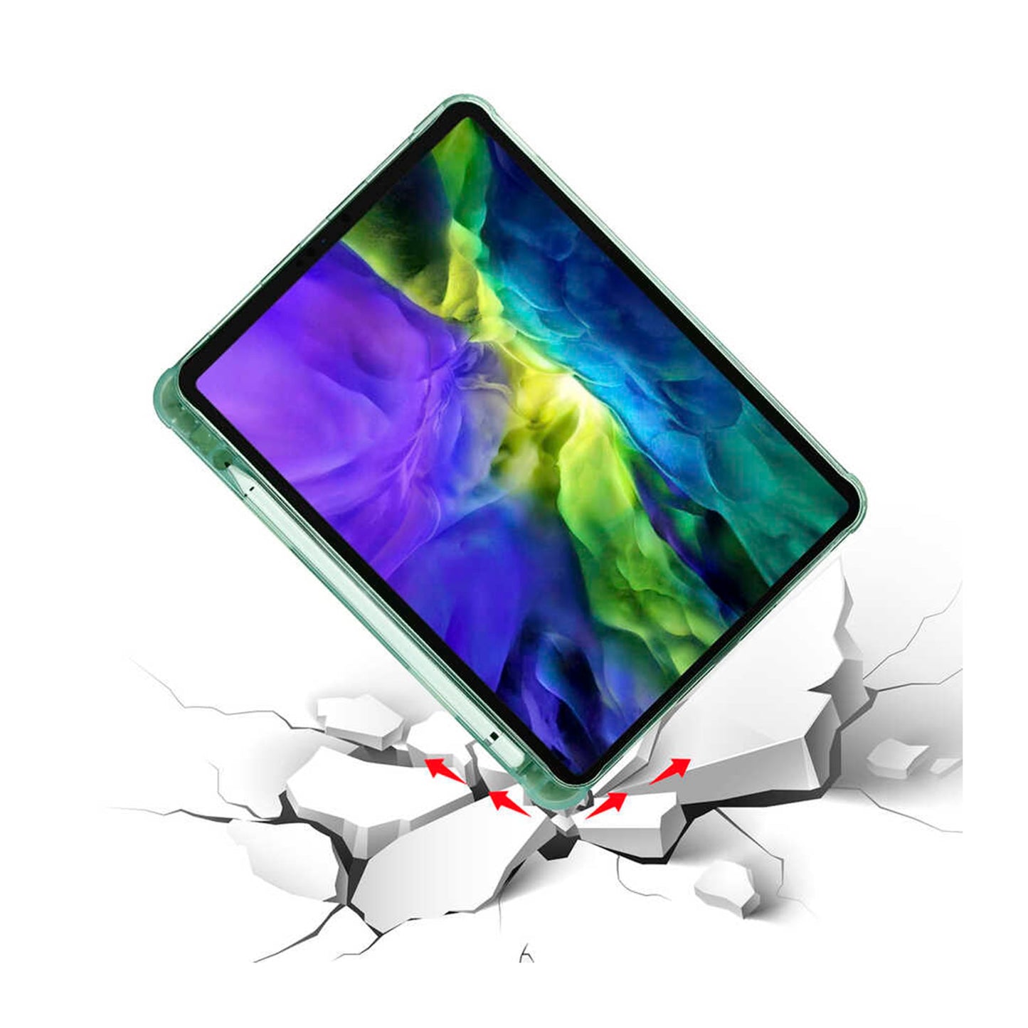 Apple iPad Pro 11 inç 2020 (2.Nesil)-Trigon Folding Kalemlikli Standlı Kılıf