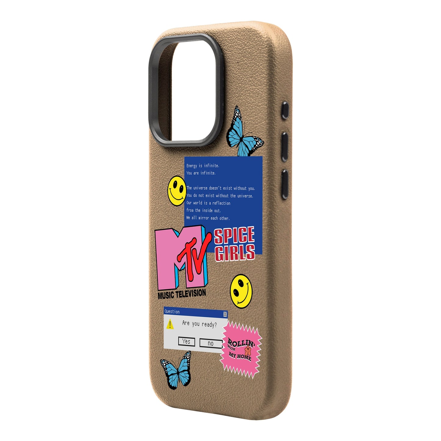 ARE YOU READY-iPhone 16 Pro Leather Premium Kılıf MagSafe Özellikli