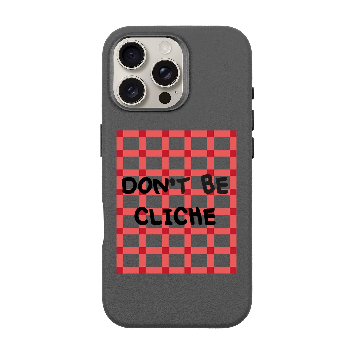 DON'T BE CLICHE-iPhone 16 Pro Max Leather Premium Kılıf MagSafe Özellikli