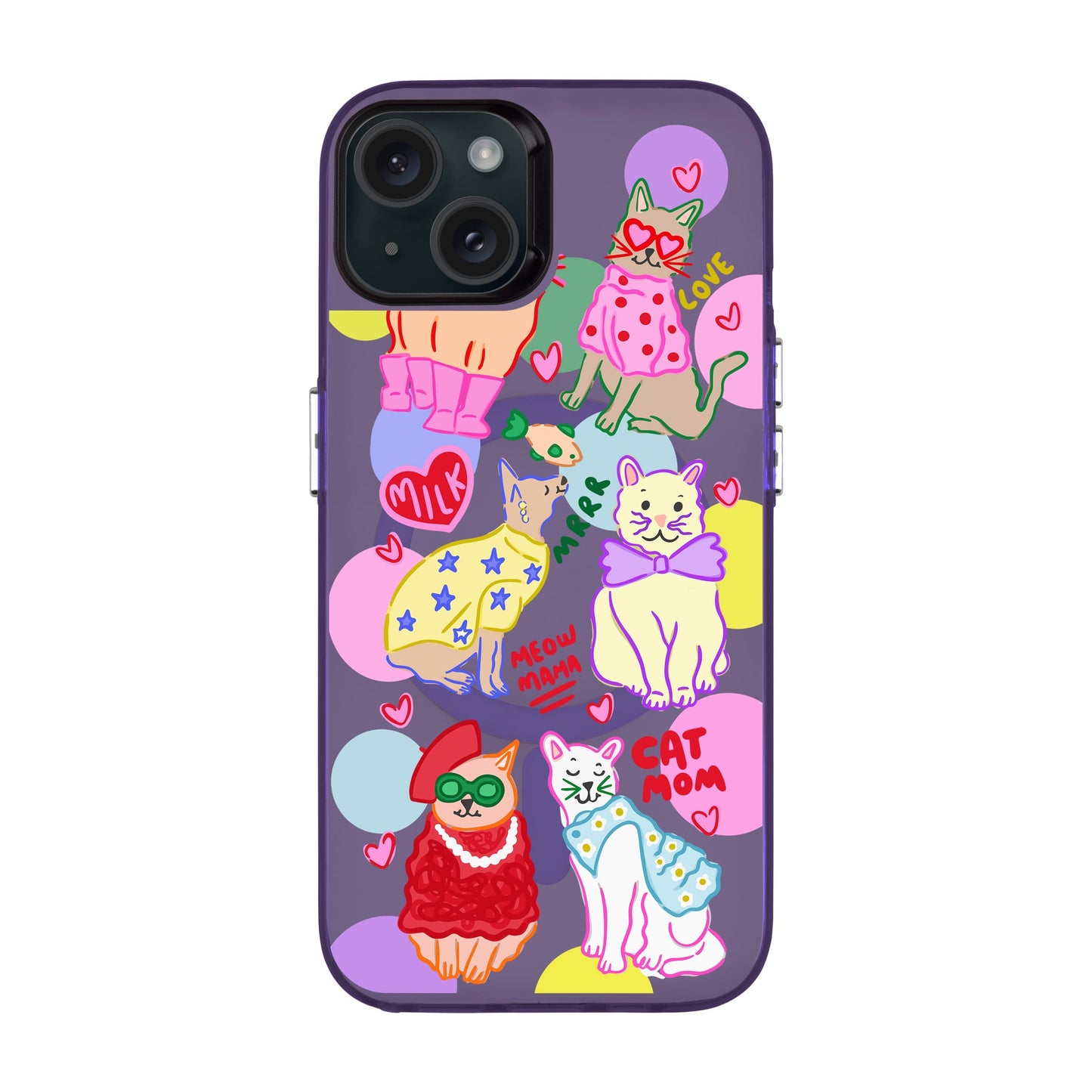 CAT MOM-iPhone 15 Plus Hold Kılıf MagSafe Özellikli