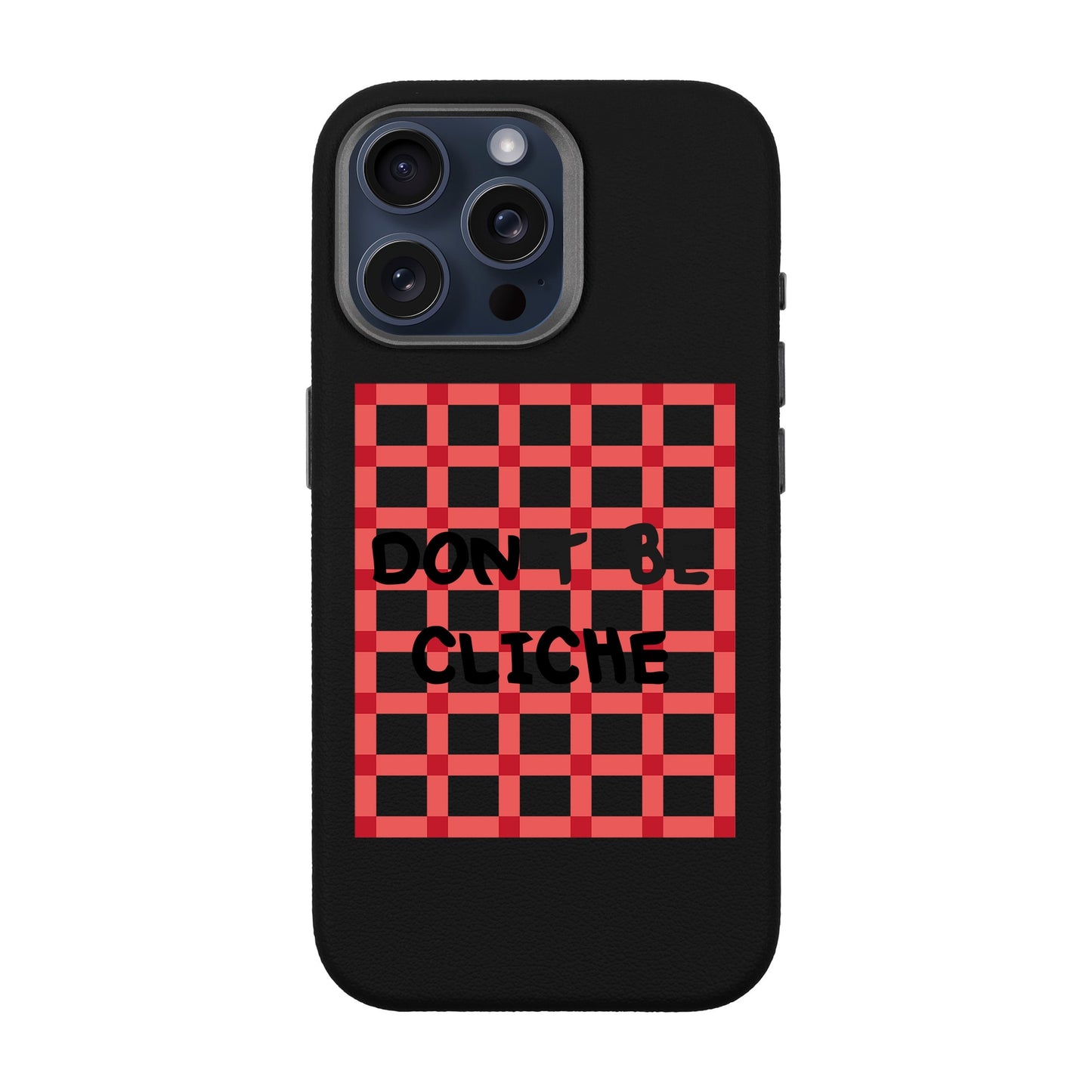 DON'T BE CLICHE-iPhone 15 Pro Max Leather Premium Kılıf MagSafe Özellikli