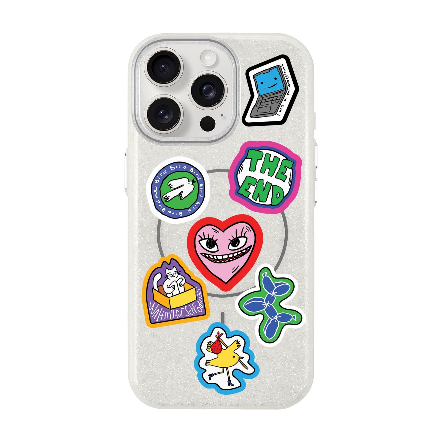 TŌTEN STICKERZ-iPhone 15 Pro Max Radiant Kılıf MagSafe Özellikli