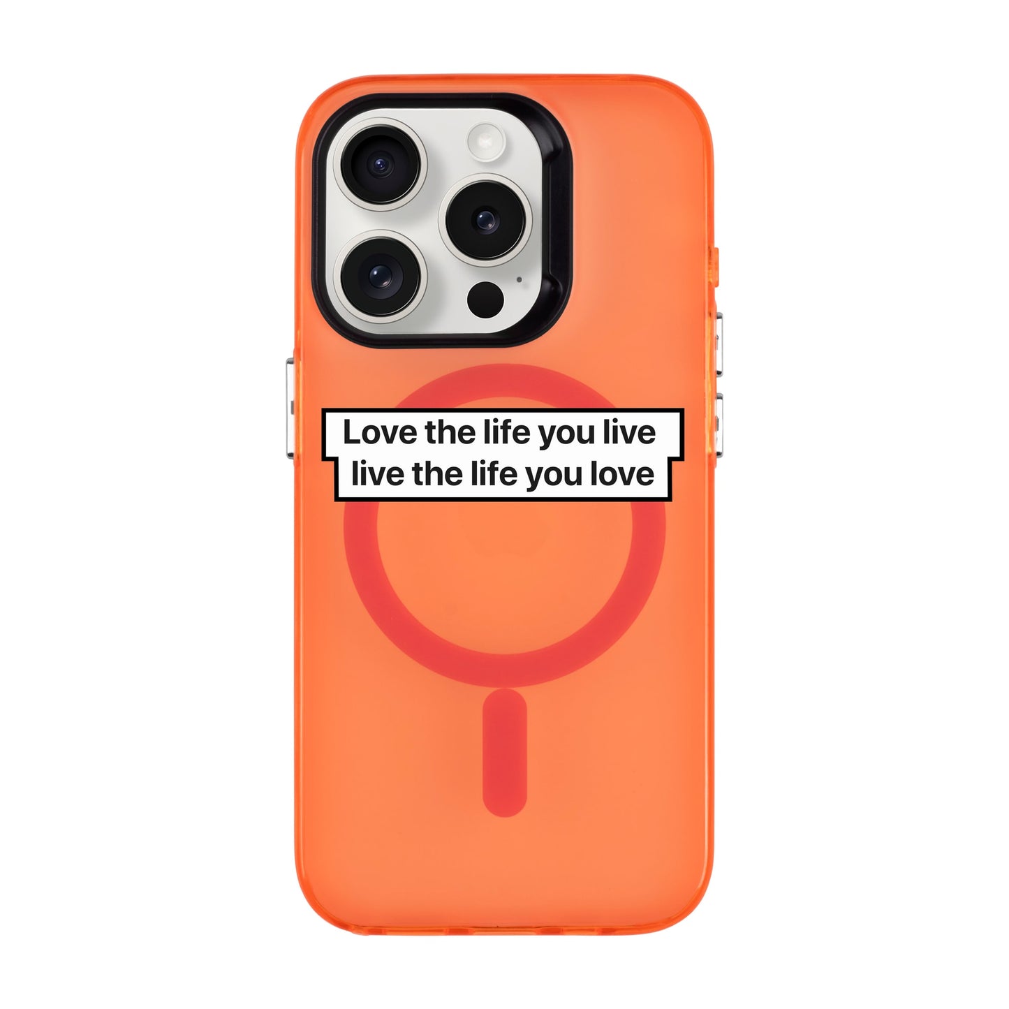 LOVE THE LIFE-iPhone 15 Pro Hold Kılıf MagSafe Özellikli