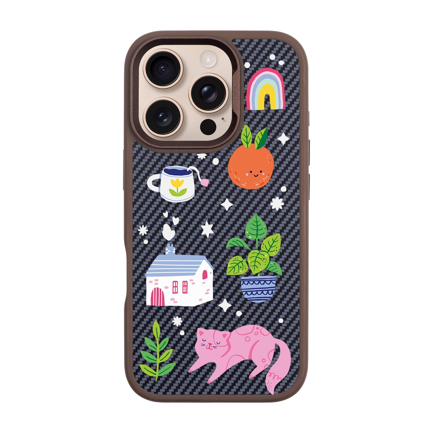 FRESH SPRING-iPhone 16 Pro Plaid Kılıf MagSafe Özellikli
