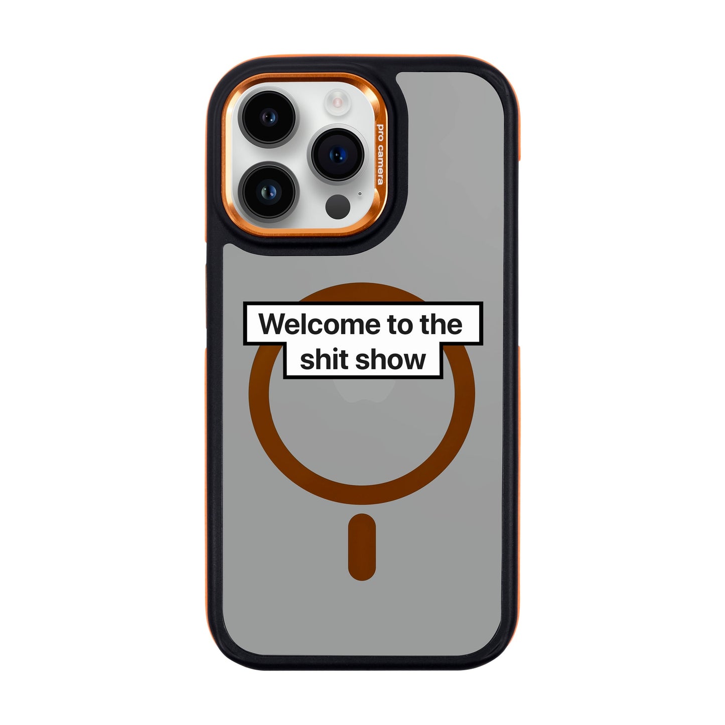 WELCOME-iPhone 14 Pro Max Dark Kılıf MagSafe Özellikli