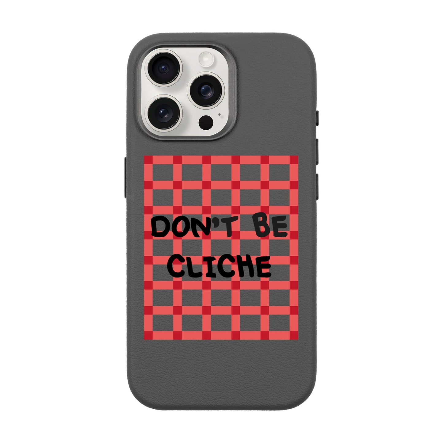 DON'T BE CLICHE-iPhone 15 Pro Max Leather Premium Kılıf MagSafe Özellikli