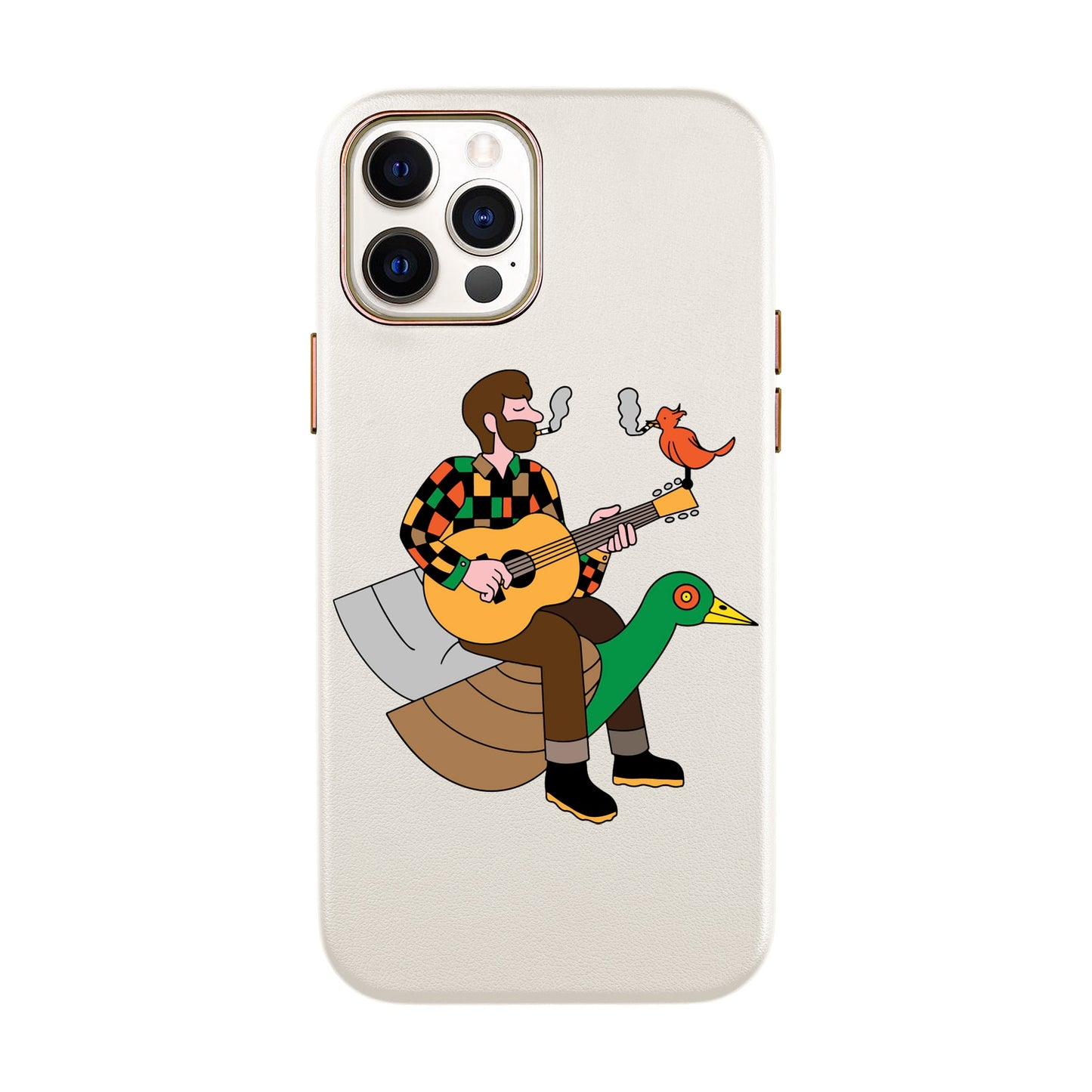 BIRDS OF A FEATHER-iPhone 12 Pro Max Leather Kılıf
