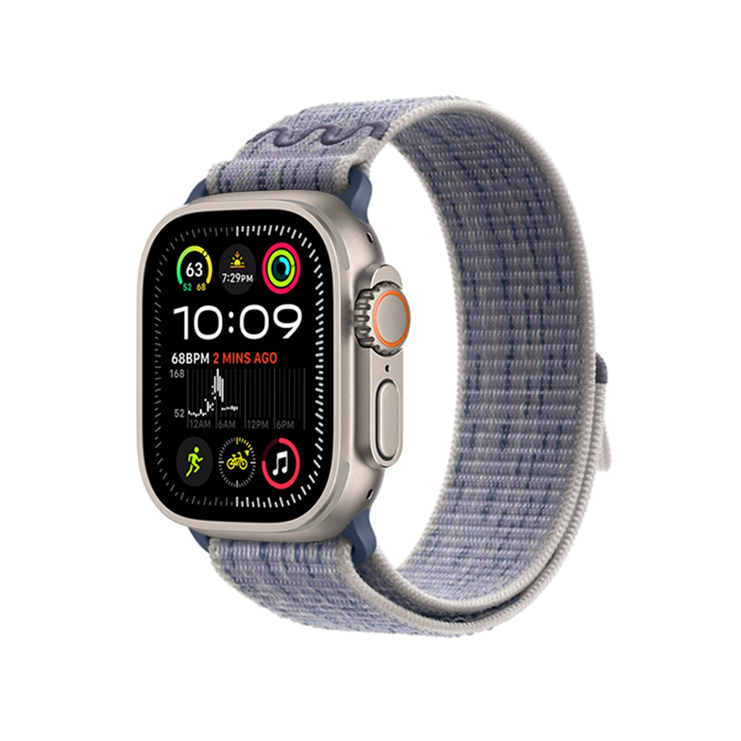 Apple Watch Sewing Kordon-Gri Mavi